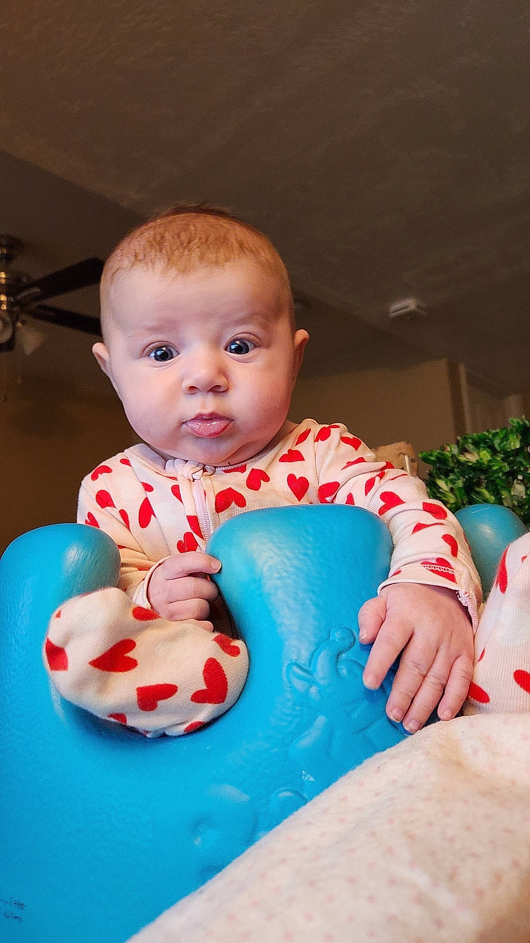 Charlene joined the competition — help win amazing prizes! baby, baby_products, baby_toddler_clothing, cheek, child, dress, event, face, finger, fun, happy, head, person, plant, play, sitting, skin, sleeve, sweetness, t_shirt