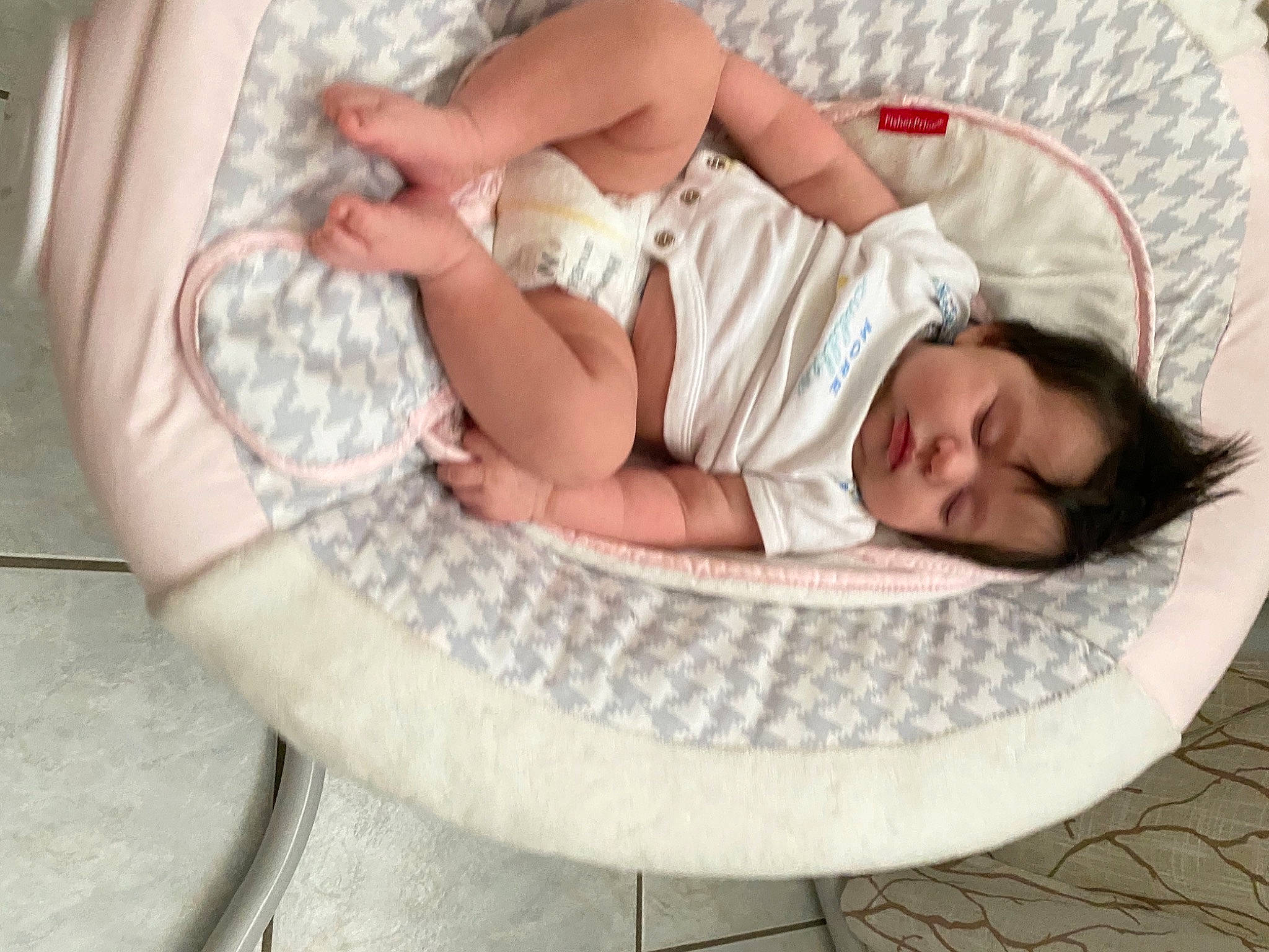 Kaylani Hadassah Mccormick is registered to the contest to win money with this photo: arm, baby, baby_products, baby_safety, baby_sleeping, baby_toddler_clothing, child, comfort, fashion_accessory, finger, flooring, hand, human_body, human_leg, knee, linens, pattern, person, sitting, thigh