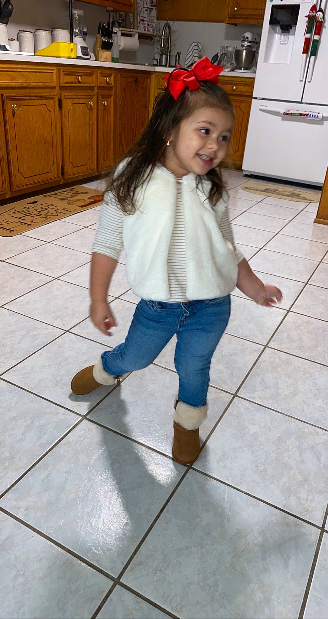 Azeneth joined the competition — help win amazing prizes! cabinetry, floor, flooring, hairstyle, happy, jeans, joint, joy, knee, person, photograph, shoe, skin, sleeve, sneakers, standing, thigh, toddler, waist, white