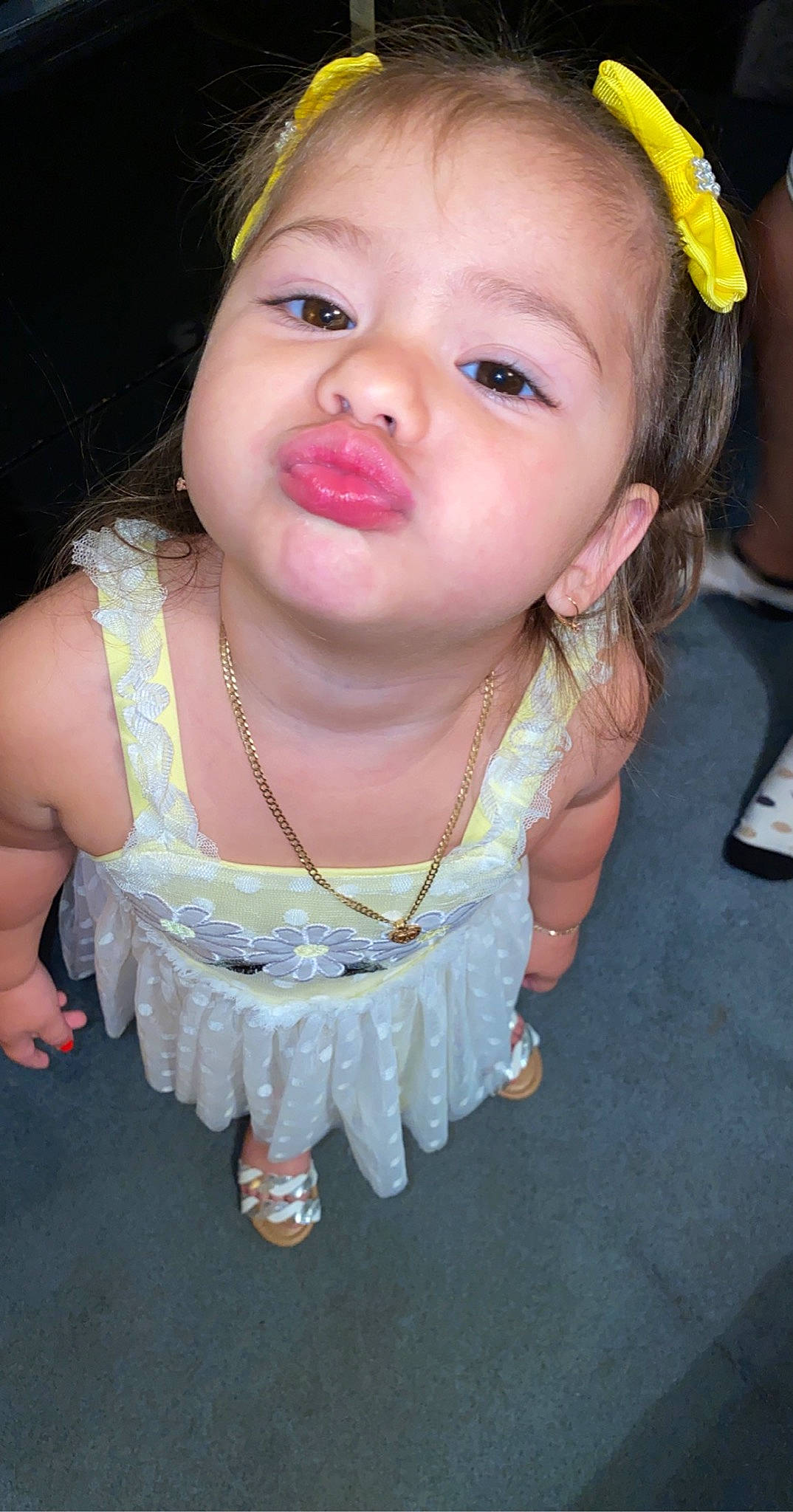 Azeneth joined the competition — help win amazing prizes! baby_toddler_clothing, cheek, chin, dress, ear, eyelash, face, flash_photography, hair, hairstyle, happy, head, iris, lip, mouth, neck, nose, organ, person, pink