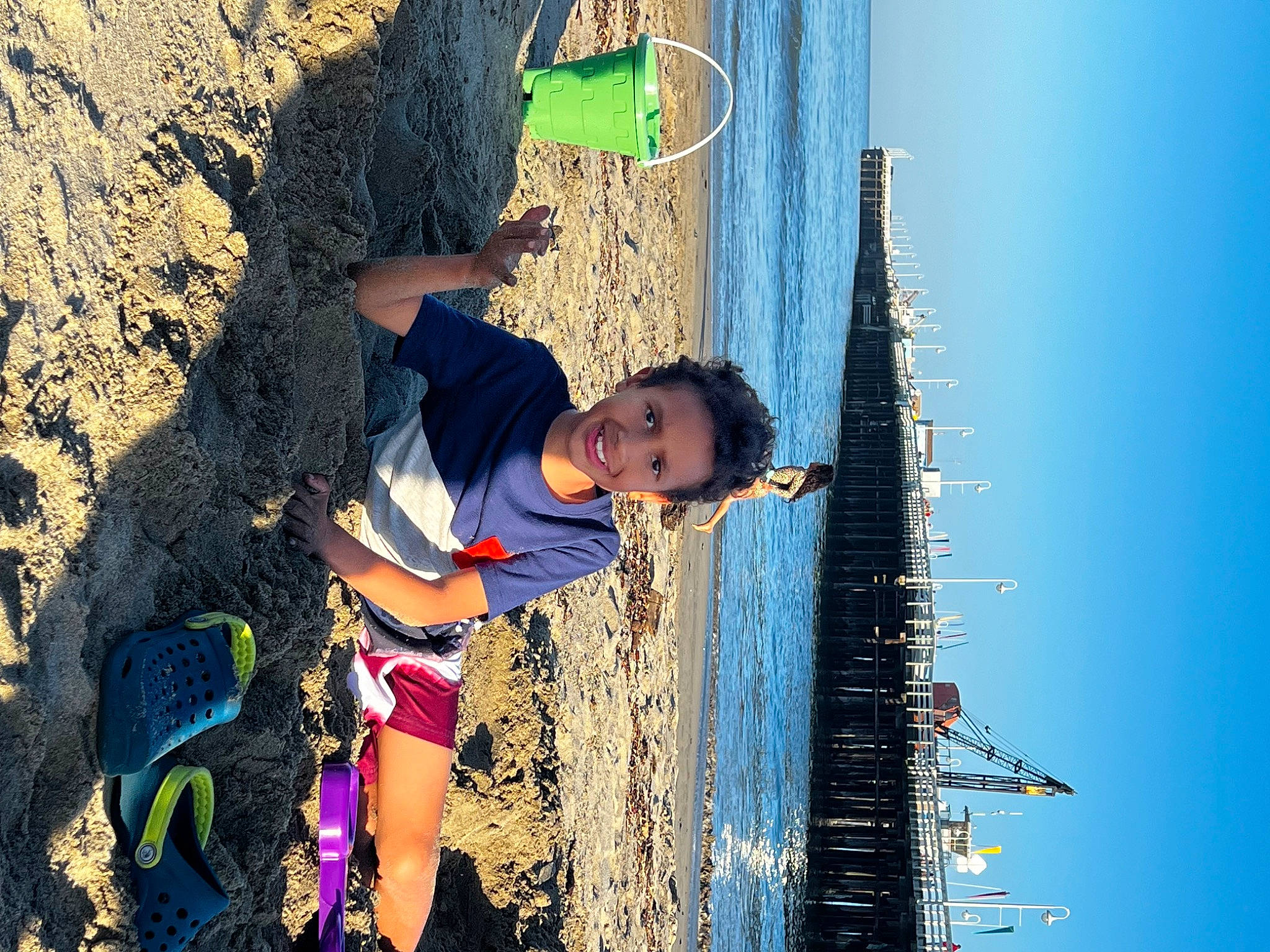 Julian is registered to the contest to win money with this photo: arm, azure, beauty, body_of_water, electric_blue, fun, happy, human_body, joy, lake, leisure, people_in_nature, person, plant, recreation, sky, sunlight, travel, tree, water