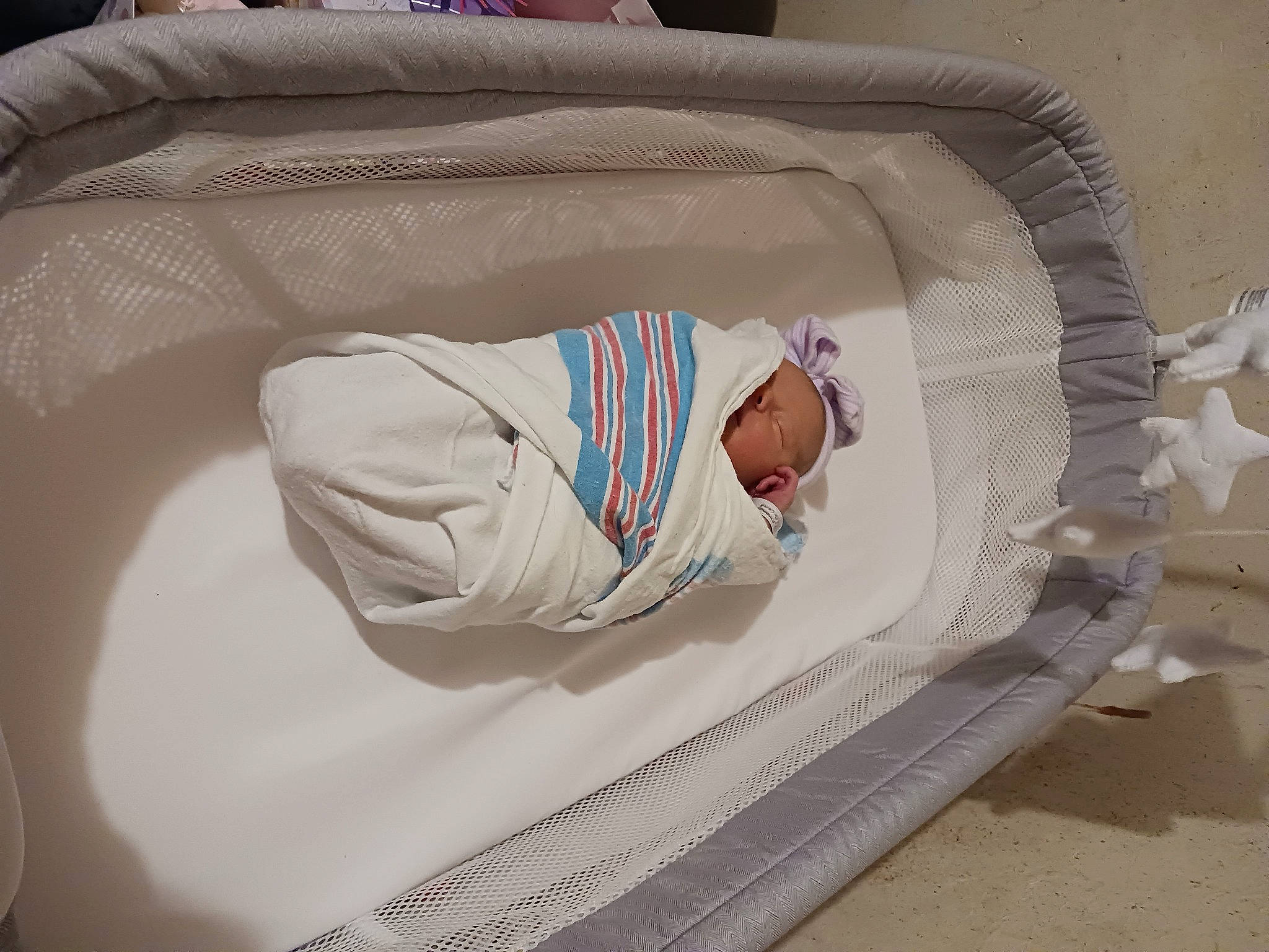 Kaia joined the competition — help win amazing prizes! baby, baby_products, baby_safety, baby_sleeping, baby_toddler_clothing, bedding, bedtime, child, comfort, hat, infant_bed, linens, nap, person, room, sleep, sleeve, toddler