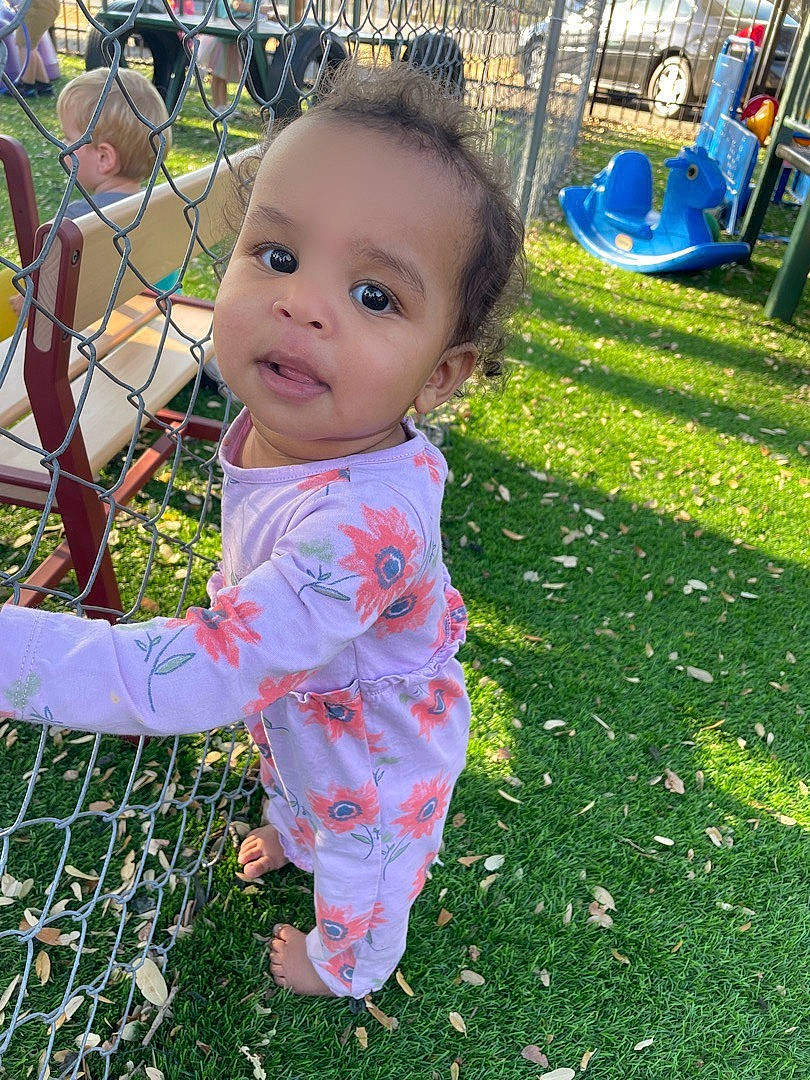 Emilia joined the competition — help win amazing prizes! baby, baby_toddler_clothing, child, chute, city, fun, garden, grass, happy, leisure, pattern, people_in_nature, person, plant, play, playground, public_space, recreation, toddler, wood