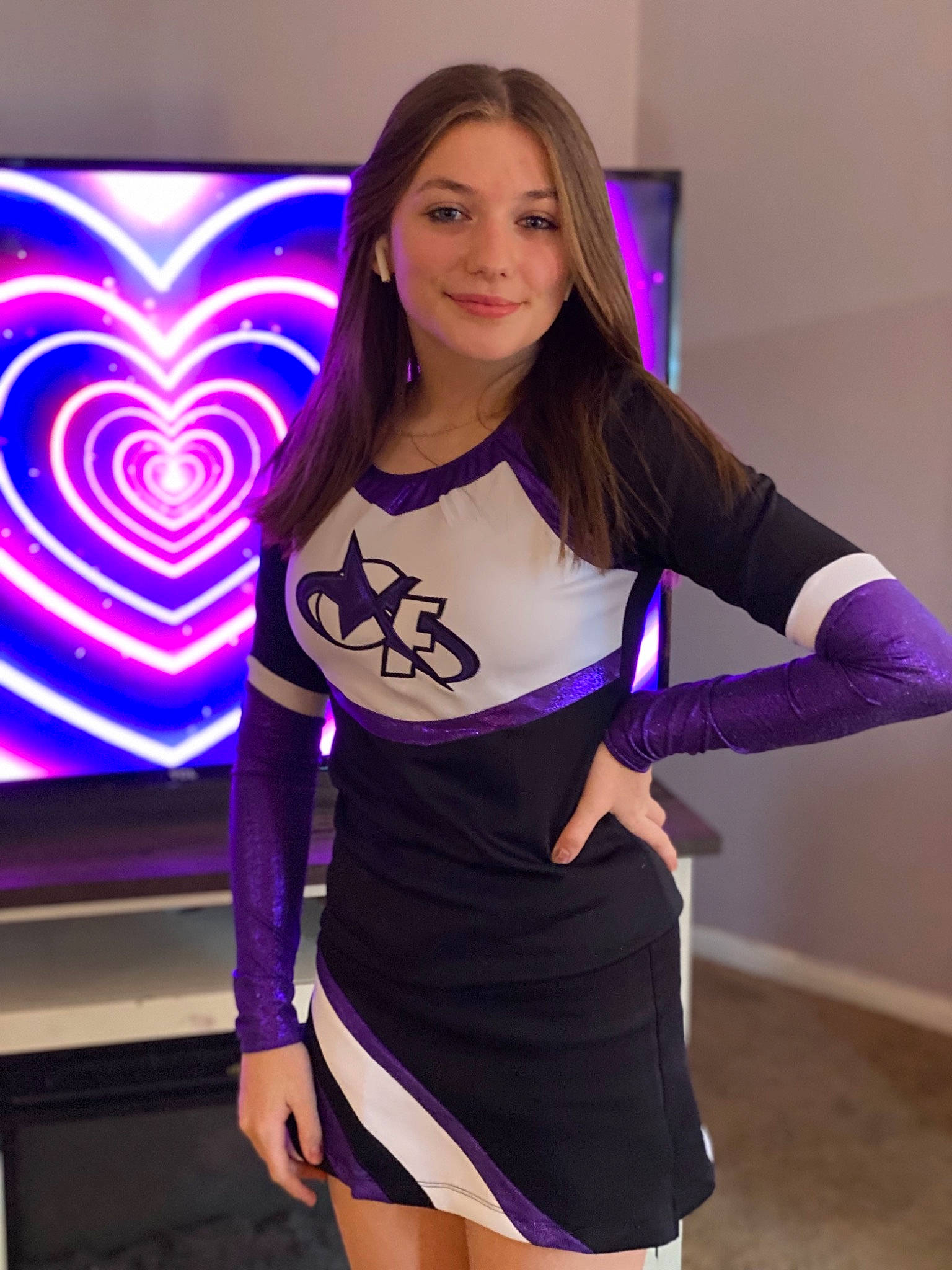 Ally joined the competition — help win amazing prizes! arm, automotive_design, dress, electric_blue, fashion_design, fashion_model, hair, human_body, joy, knee, magenta, muscle, necklace, person, pink, purple, shoulder, sleeve, smile, sportswear