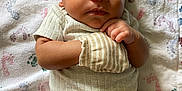 Ajayveon is registered to the contest to win money with this photo: baby, newborn, sleeping, infant, blanket, footprints, mittens, onesie, cute, peaceful, soft, closeup, skin, hand, legs, resting, indoor, child, adorable, cozy