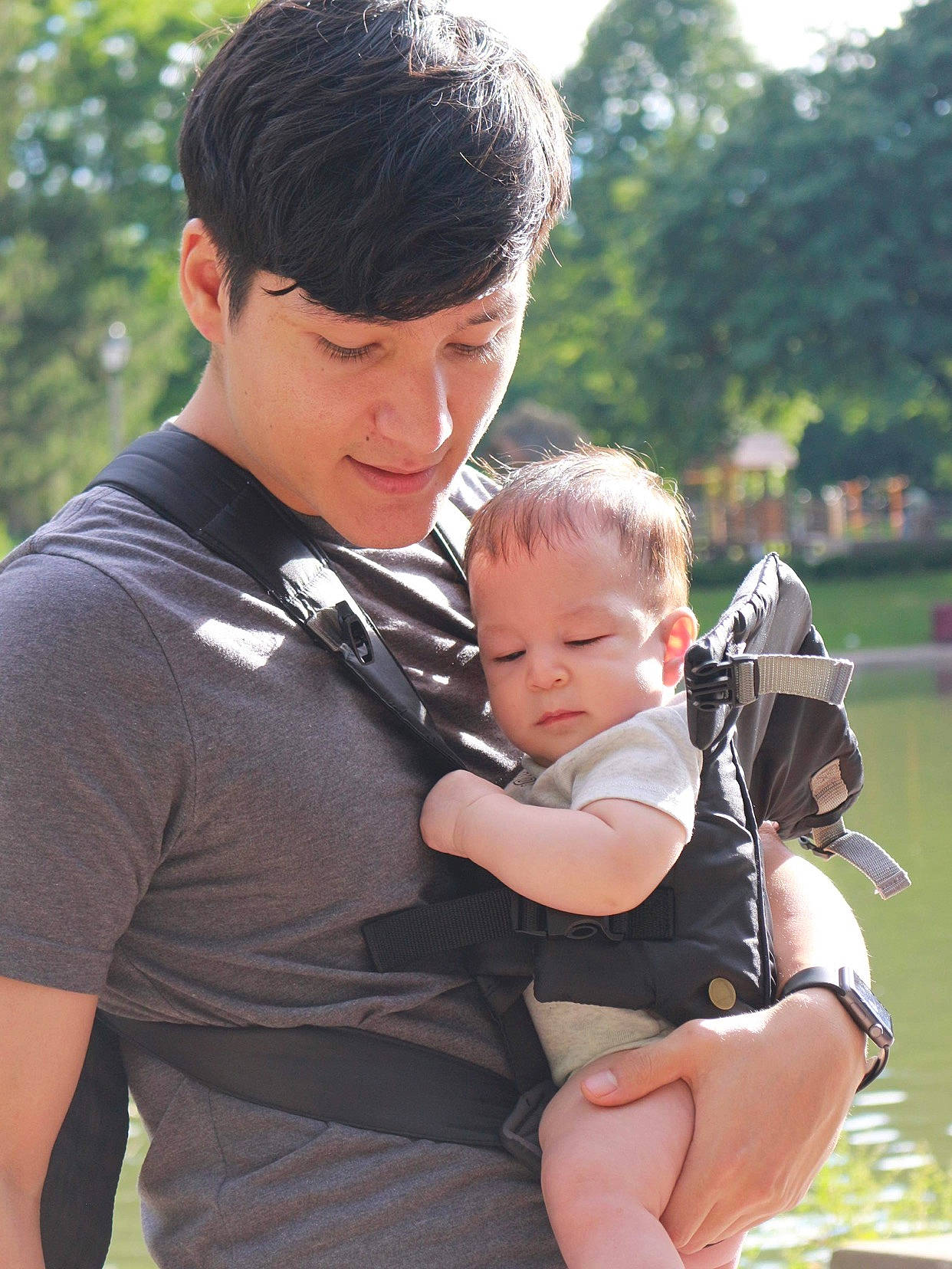 Emerson joined the competition — help win amazing prizes! baby, baby_products, baby_toddler_clothing, child, event, family, formal_wear, fun, gesture, grass, happy, lap, leisure, people, people_in_nature, person, recreation, sitting, toddler, tree