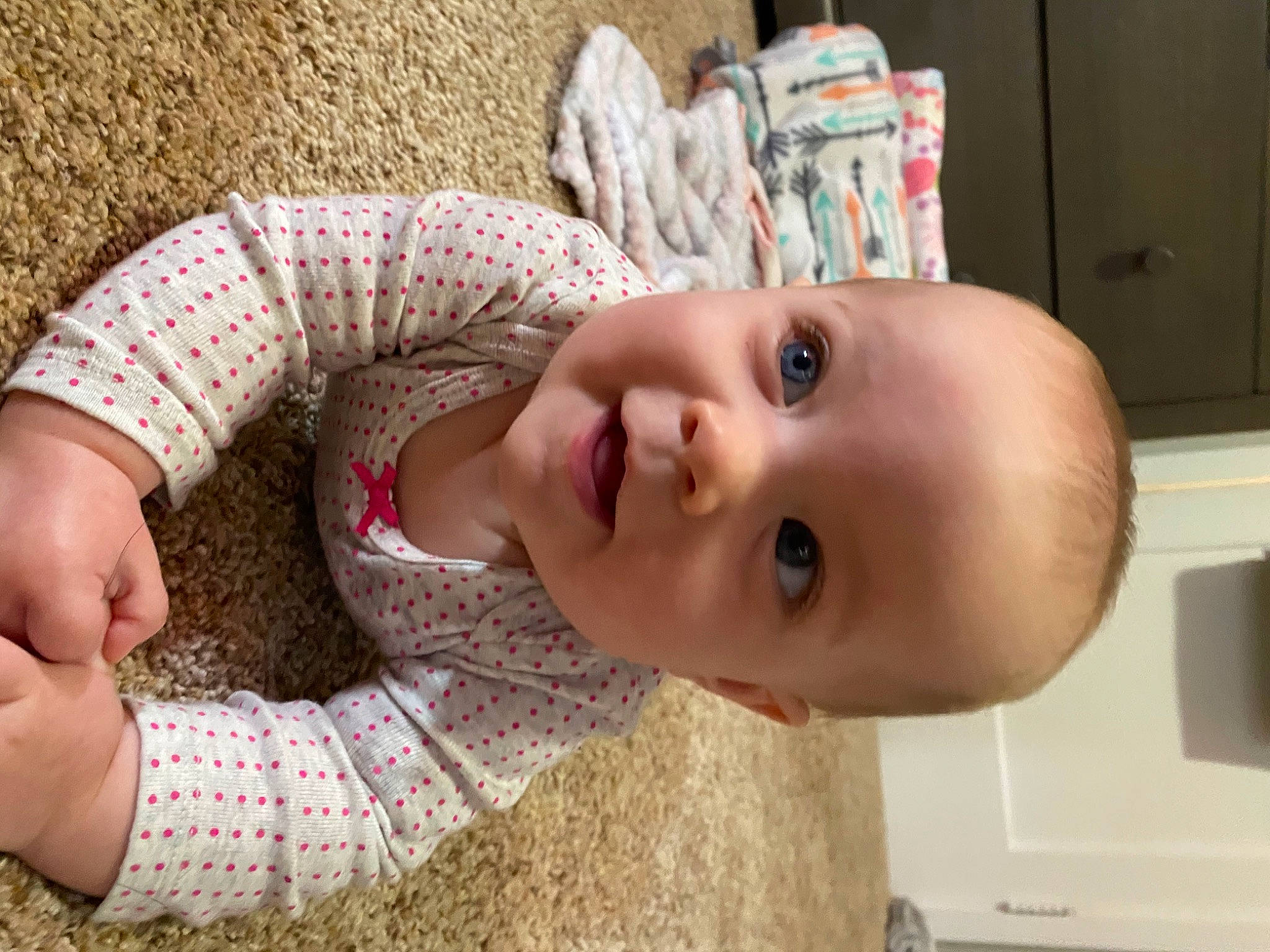 Mariah is registered to the contest to win money with this photo: baby, cheek, child, ear, person, skin, toddler