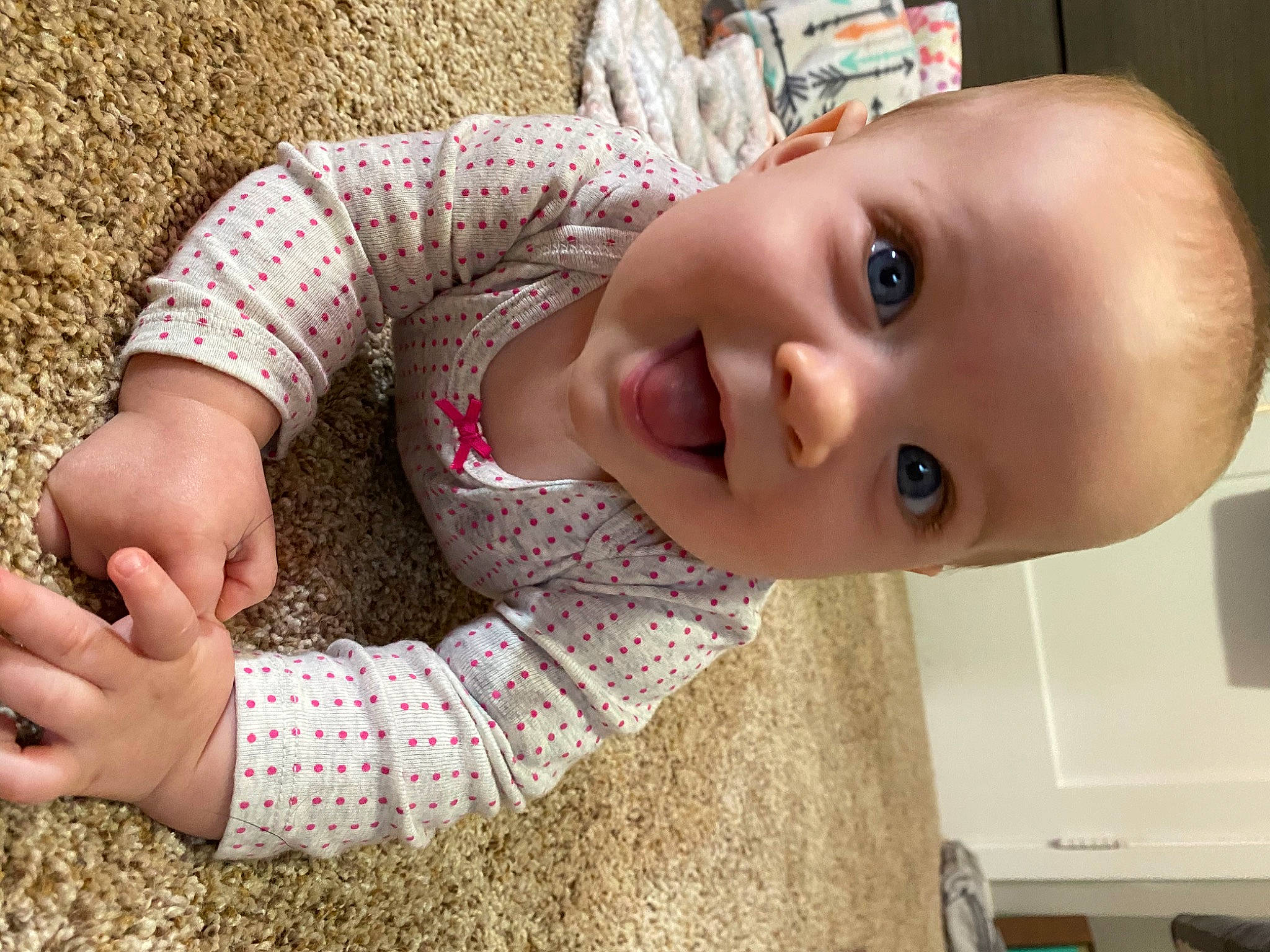 Mariah joined the competition — help win amazing prizes! baby, cheek, child, ear, eye, face, finger, head, lip, mouth, nose, person, skin, toddler