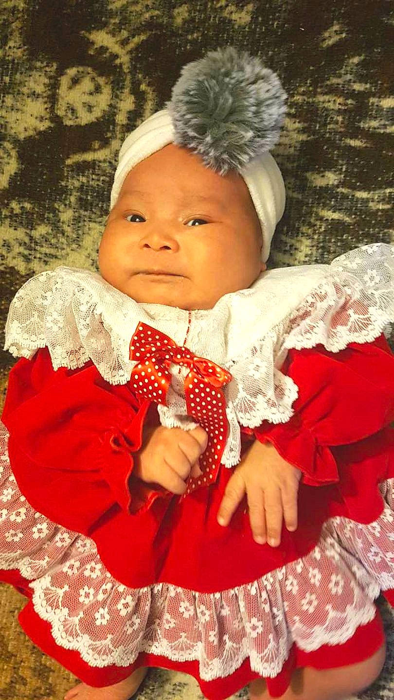 Emmalyn is registered to the contest to win money with this photo: baby, child, person, smile, toddler