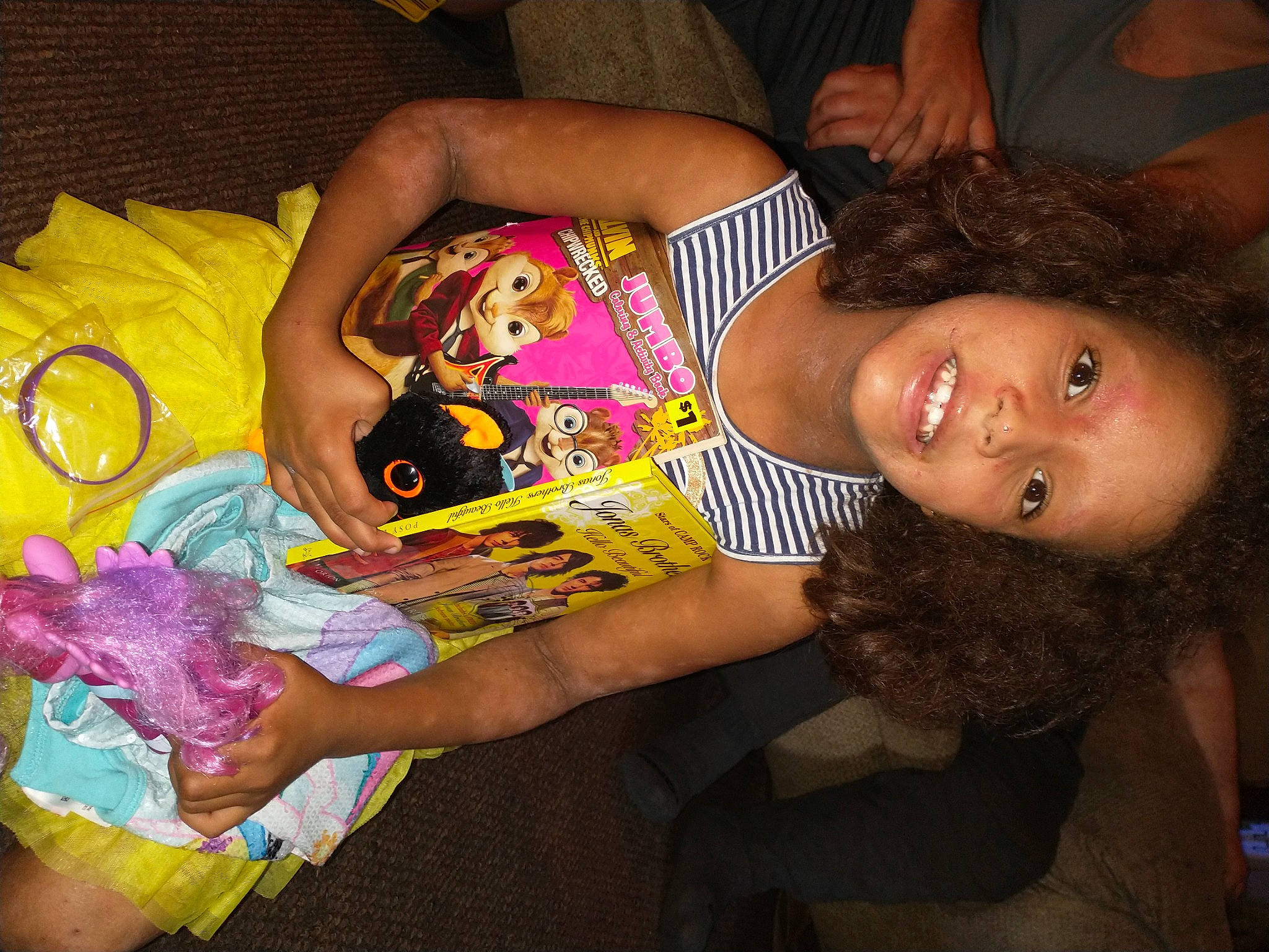 Payton is registered to the contest to win money with this photo: abdomen, baby_toddler_clothing, chest, child, event, finger, flash_photography, flesh, fun, happy, human_leg, iris, mouth, nail, party, pattern, person, smile, thigh, toddler