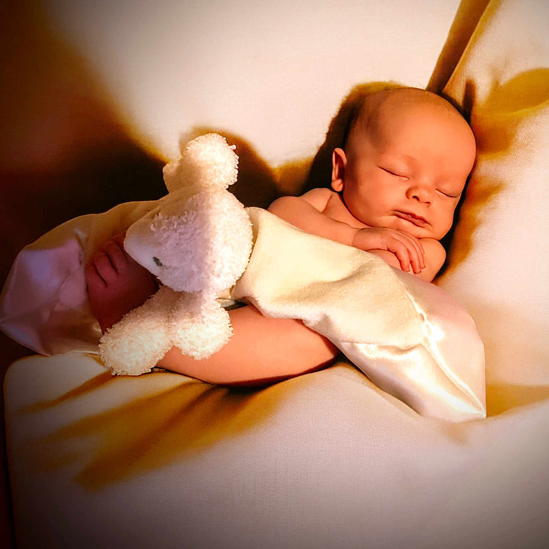 Elijah joined the competition — help win amazing prizes! baby, bed, blanket, bodypart, clothing, crib, doll, face, finger, furniture, glove, hand, head, infantbed, newborn, person, photography, portrait, sleeping, toy