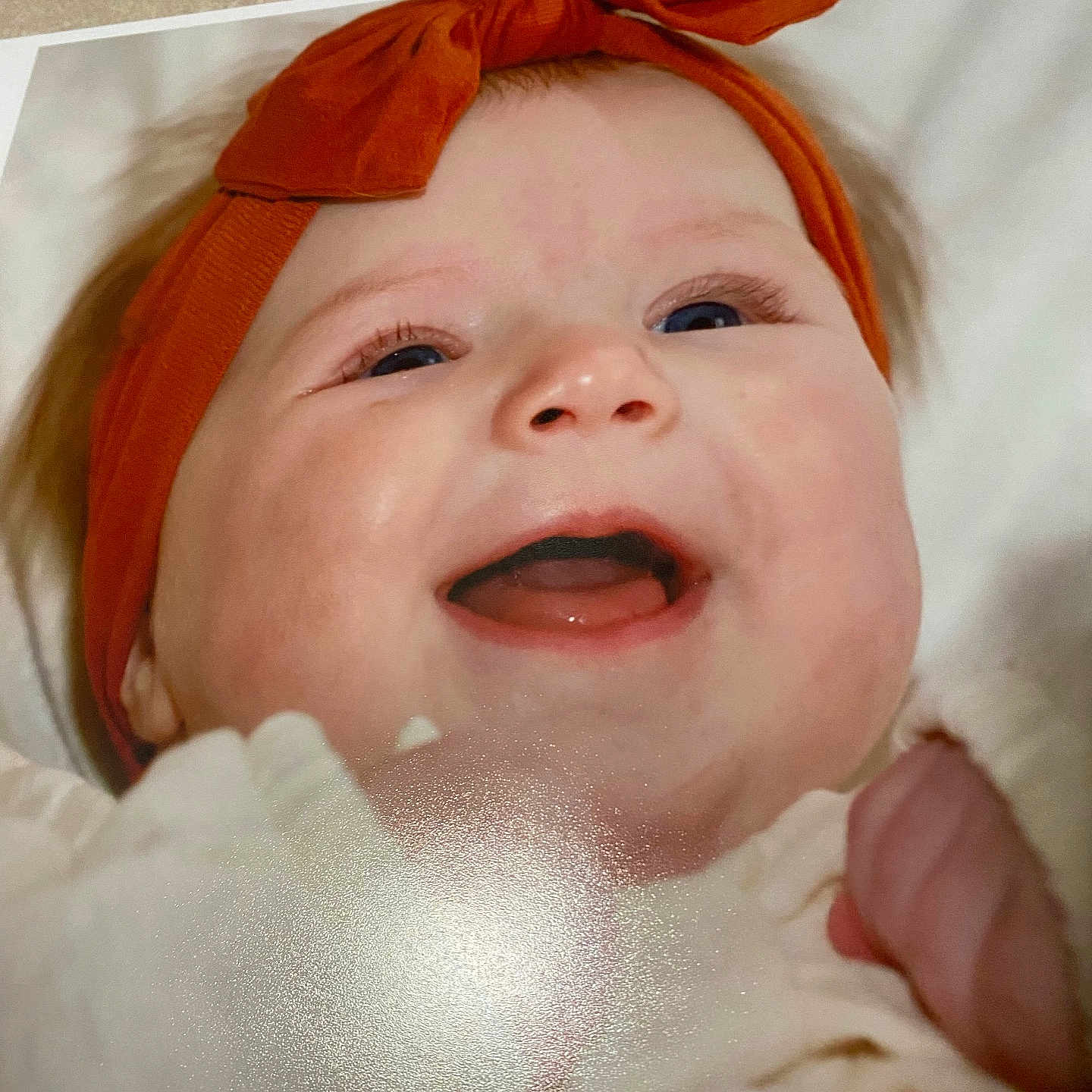 Ember joined the competition — help win amazing prizes! accessories, baby, babylaughing, bed, crib, face, furniture, happy, head, headband, infantbed, jewelry, laughing, necklace, newborn, person, photography, portrait, quilt, smile