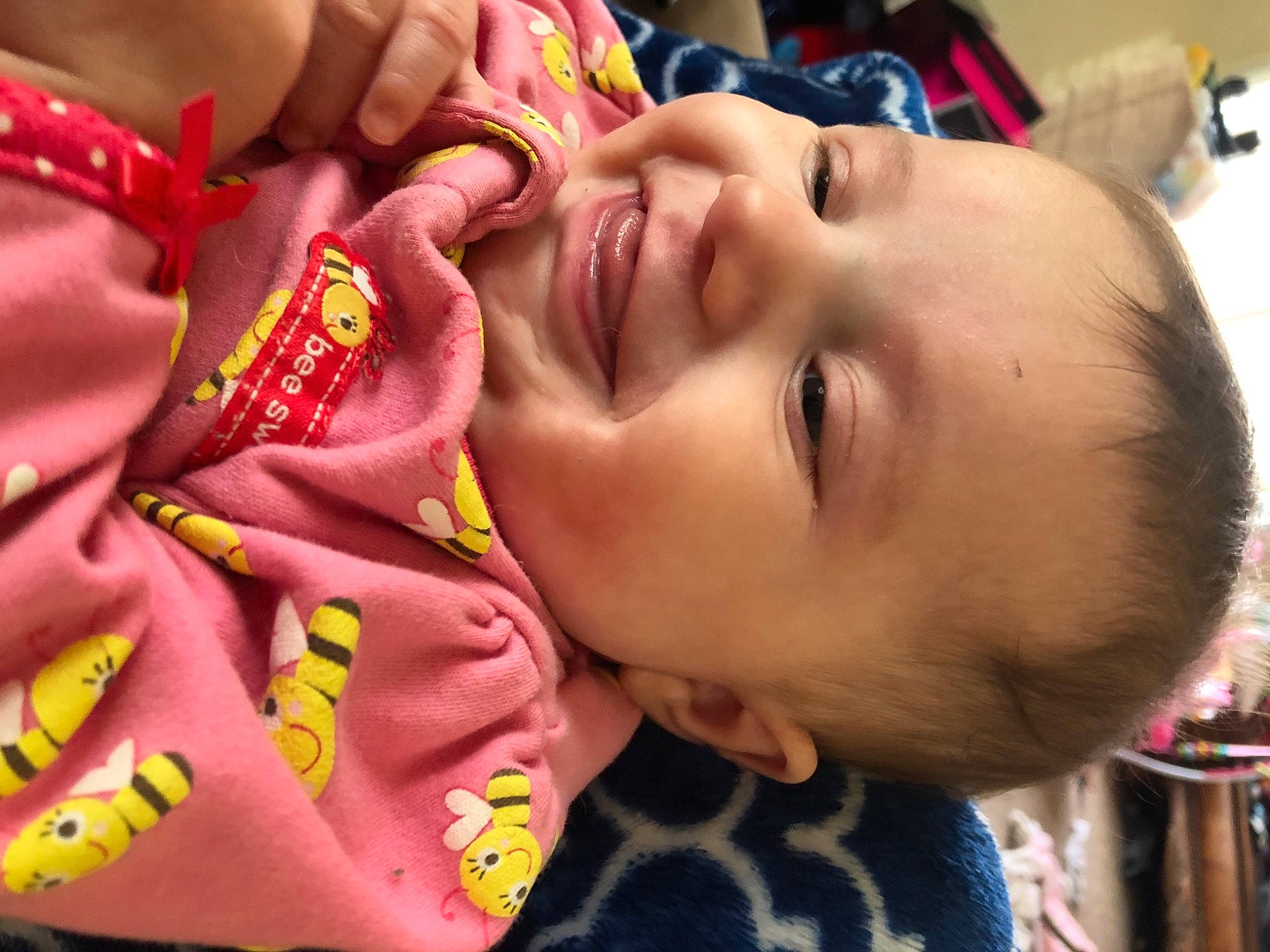 Kynzlee joined the competition — help win amazing prizes! cheek, chin, eyebrow, eyelash, face, finger, forehead, gesture, hand, happy, jaw, joy, lip, mouth, muscle, neck, nose, orange, organ, person