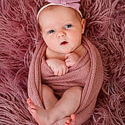 Harper joined the competition — help win amazing prizes! adorable, baby, blanket, bow, child, cozy, cute, feet, headband, infant, lying, newborn, pink, portrait, rug, skin, soft, texture, toes, wrapped