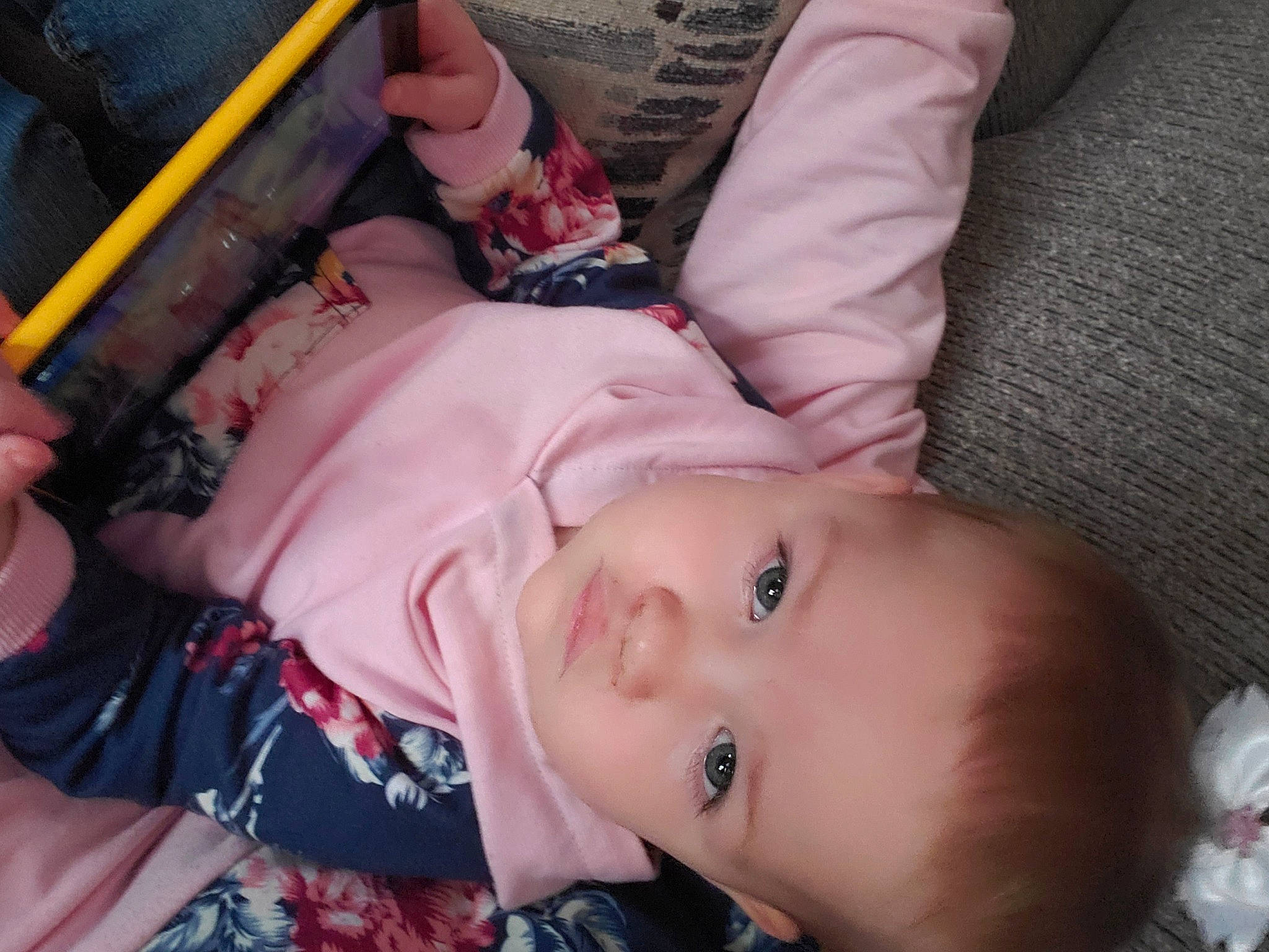 Amelia is registered to the contest to win money with this photo: baby, baby_products, baby_toddler_clothing, car_seat, cheek, child, comfort, eyelash, fun, mouth, nose, pattern, person, seat_belt, skin, sleep, toddler, vacation