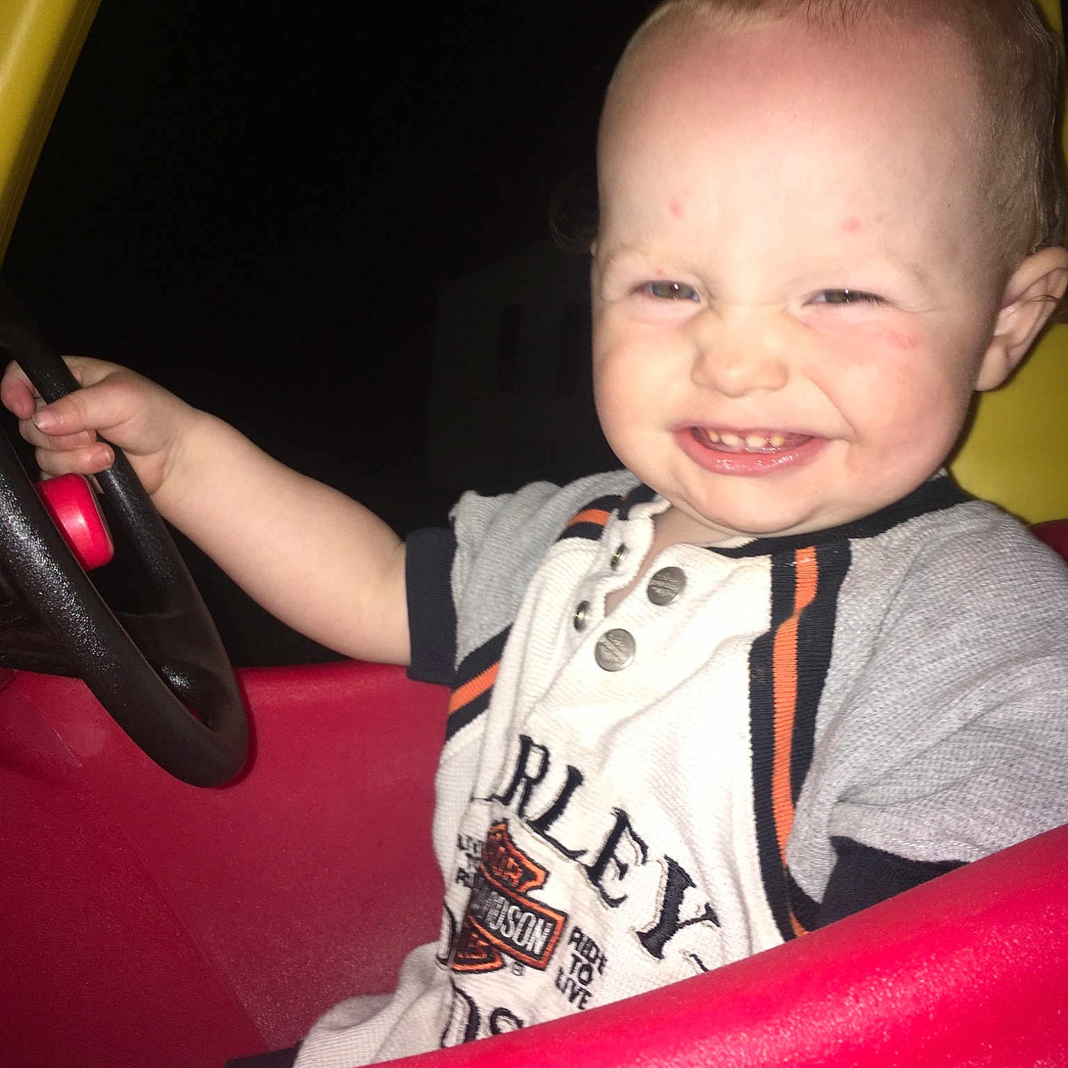 Connor joined the competition — help win amazing prizes! baby, baby_carriage, baby_in_car_seat, baby_products, car_seat, cheek, child, eye, fun, joy, person, play, product, sitting, skin, smile, toddler