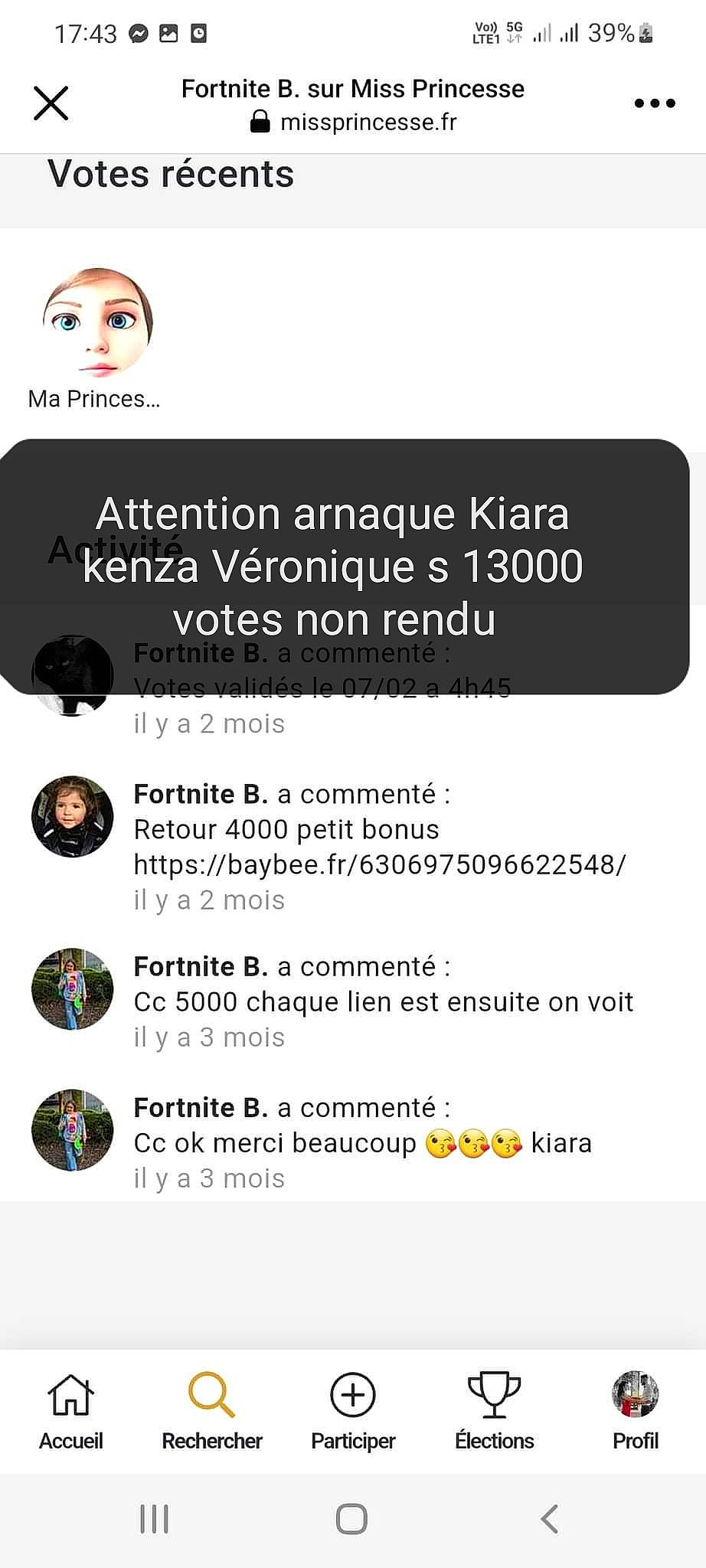 Trinity a rejoint le concours — aidez-le/la à gagner de superbes lots ! advertising, brand, font, logo, media, parallel, person, screenshot, web_page