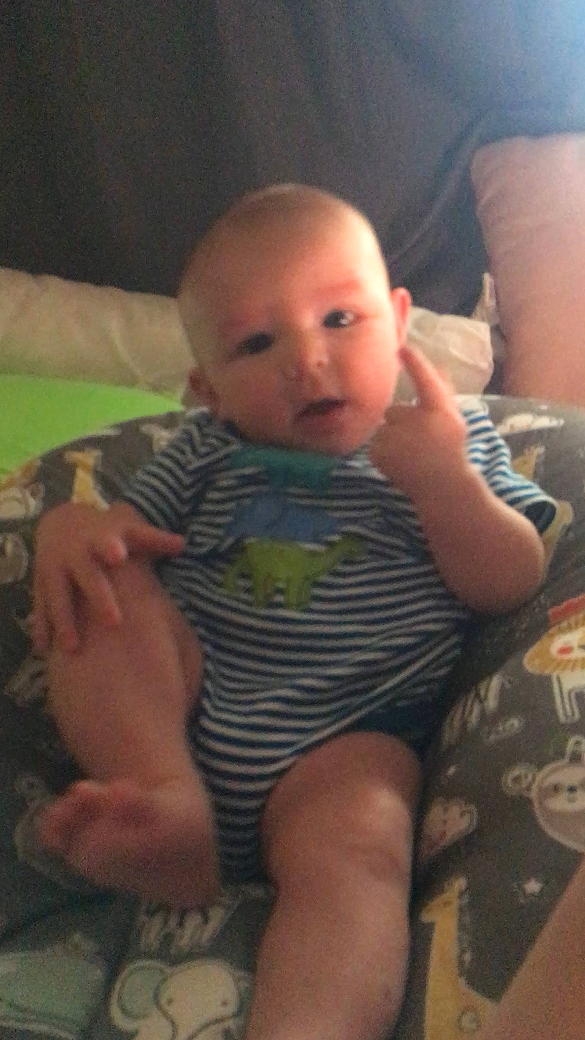 Kolby joined the competition — help win amazing prizes! arm, baby, cheek, child, eye, face, finger, forehead, hand, head, leg, mouth, muscle, nose, person, sitting, skin, thigh, thumb, toddler