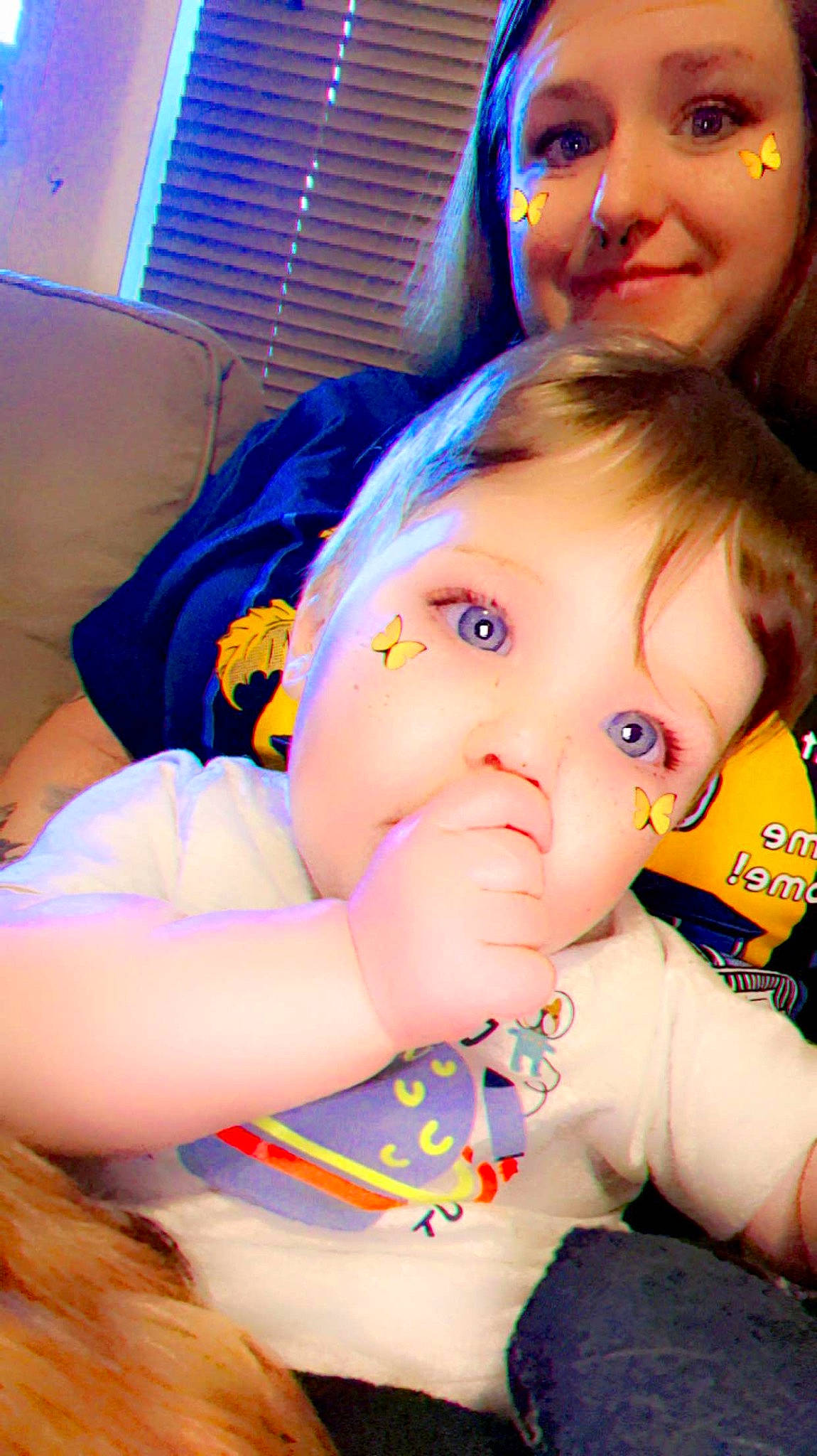 Daxton is registered to the contest to win money with this photo: azure, baby, blue, cheek, eye, eyebrow, face, finger, fun, gesture, happy, head, iris, joy, lip, mouth, nose, person, skin, smile