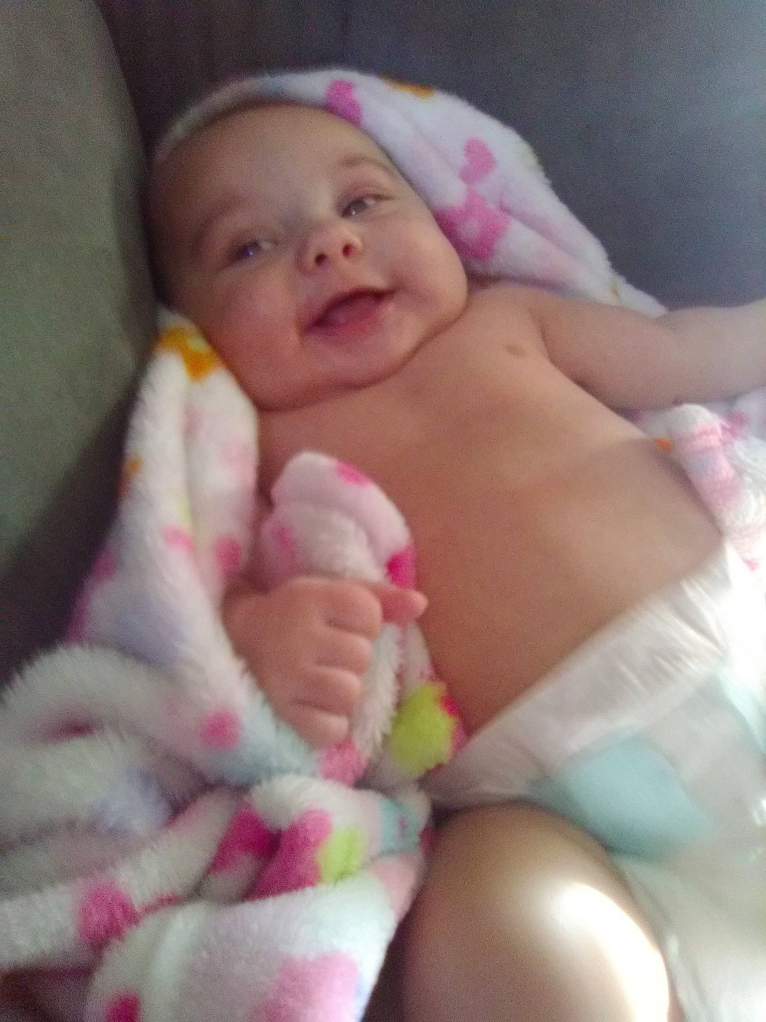 Brighton is registered to the contest to win money with this photo: baby, birth, cheek, child, mouth, person, pink, skin, smile, toddler