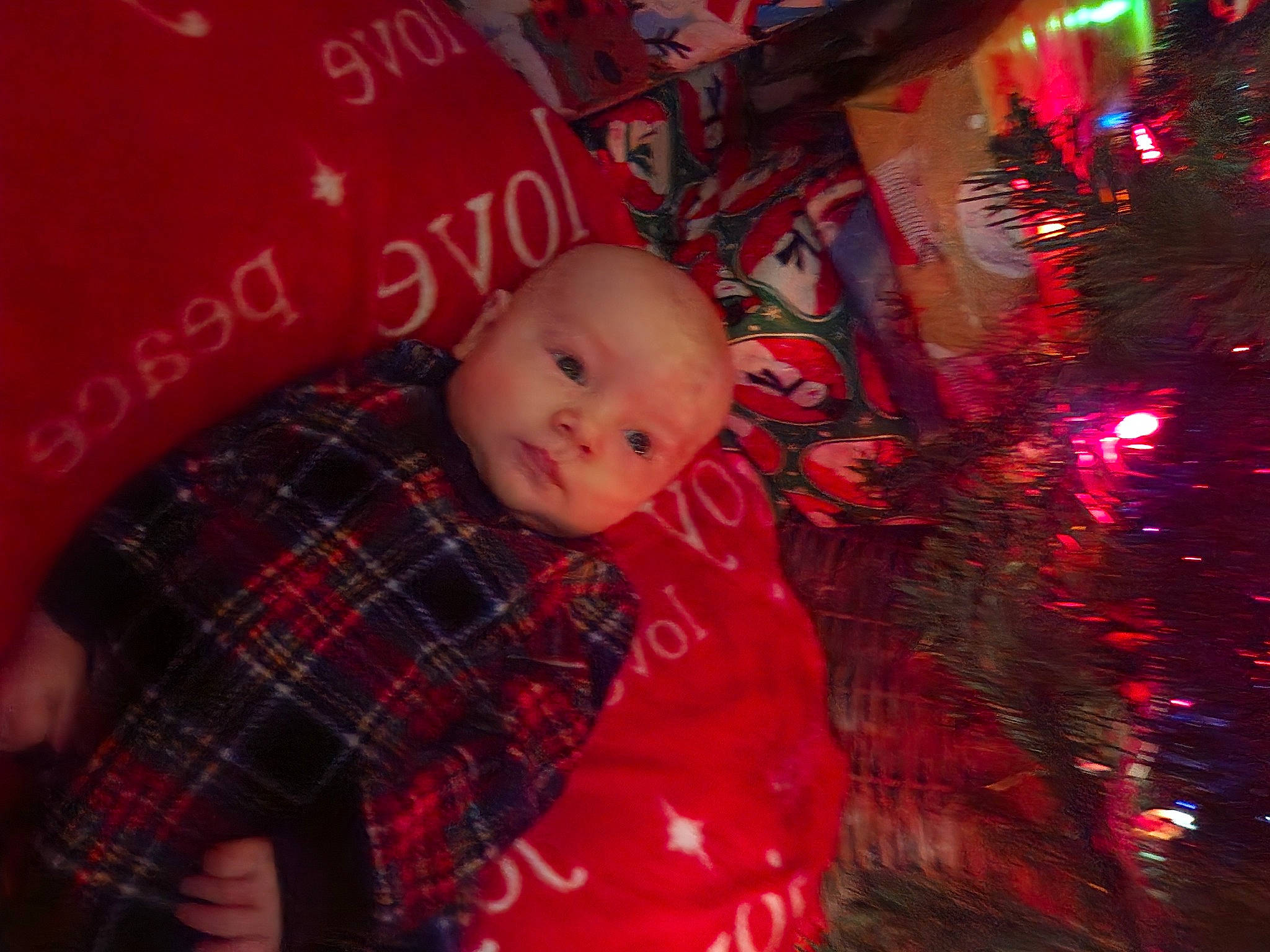 Phoenix joined the competition — help win amazing prizes! baby, baby_toddler_clothing, christmas, christmas_decoration, christmas_ornament, christmas_tree, comfort, event, fun, holiday, holiday_ornament, ornament, pattern, person, plaid, plant, room, sleeve, tartan, toddler