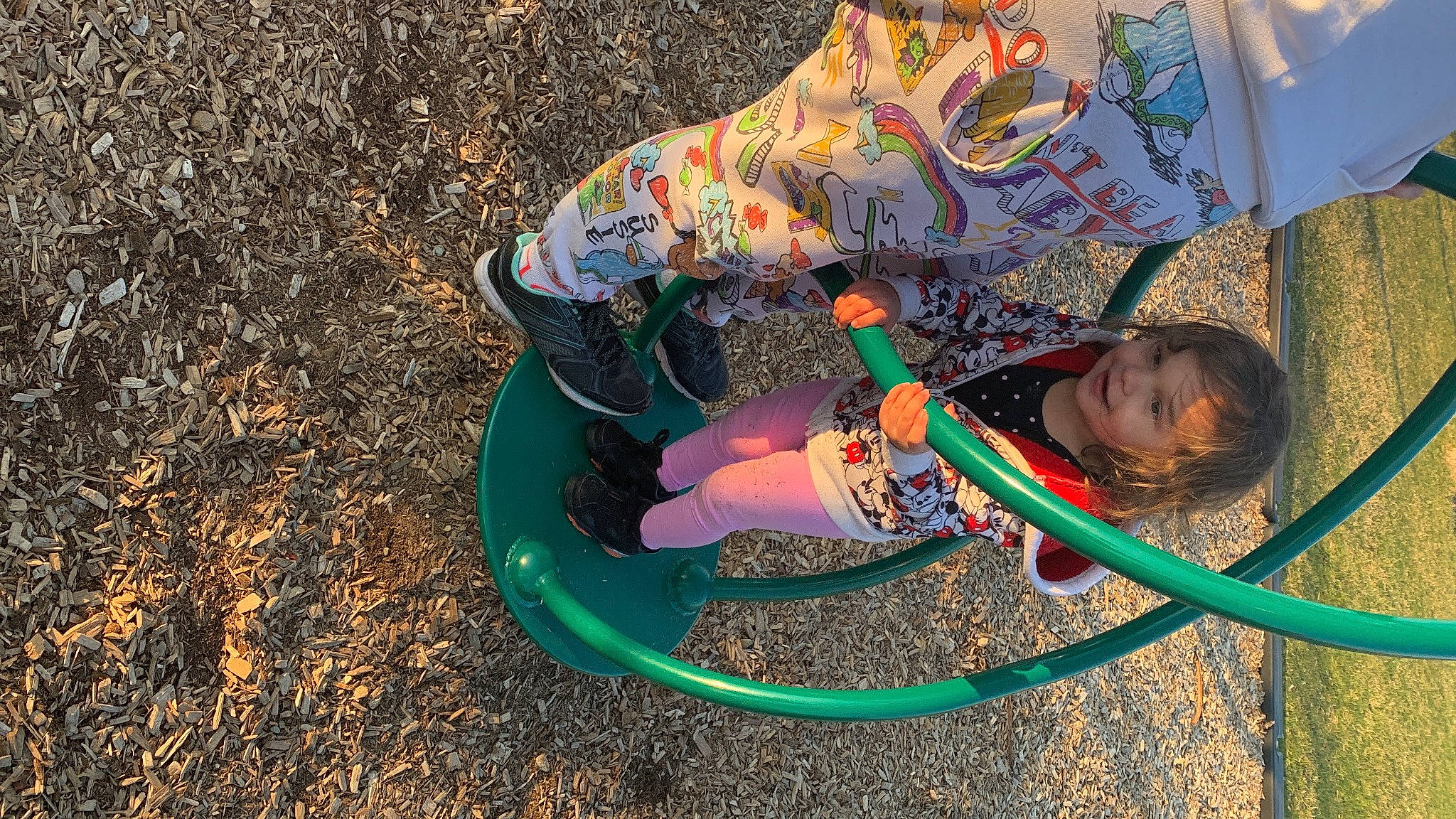 Kiamyeliz Rohena joined the competition — help win amazing prizes! child, circle, city, fun, grass, leisure, pattern, people_in_nature, person, play, recreation, road_surface, soil, toddler, toy, tree, visual_arts