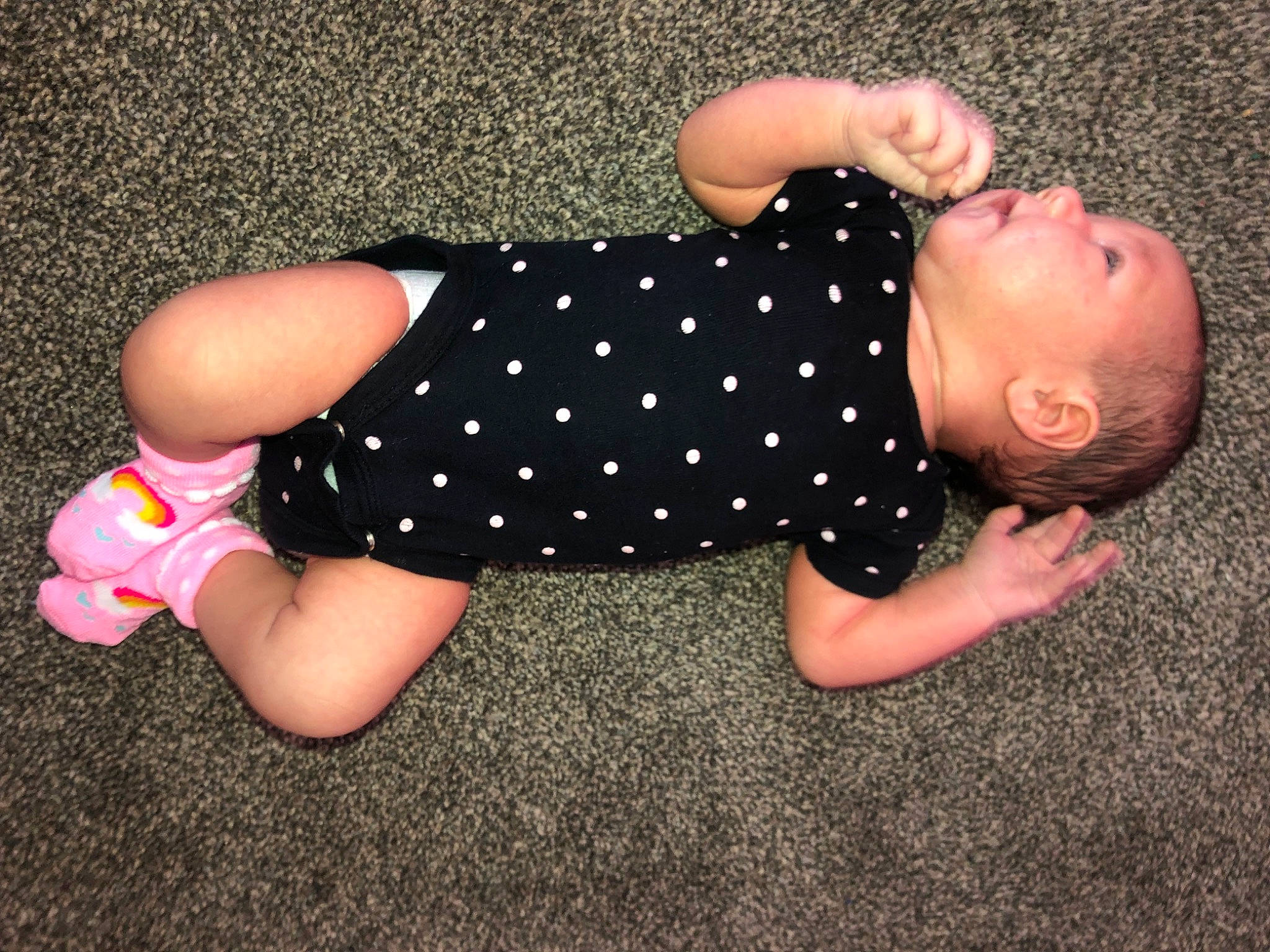 Danielle joined the competition — help win amazing prizes! arm, baby, baby_toddler_clothing, child, finger, foot, fun, grass, human_body, human_leg, joint, knee, leg, one_piece_garment, pattern, person, sitting, sleeve, thigh, thumb