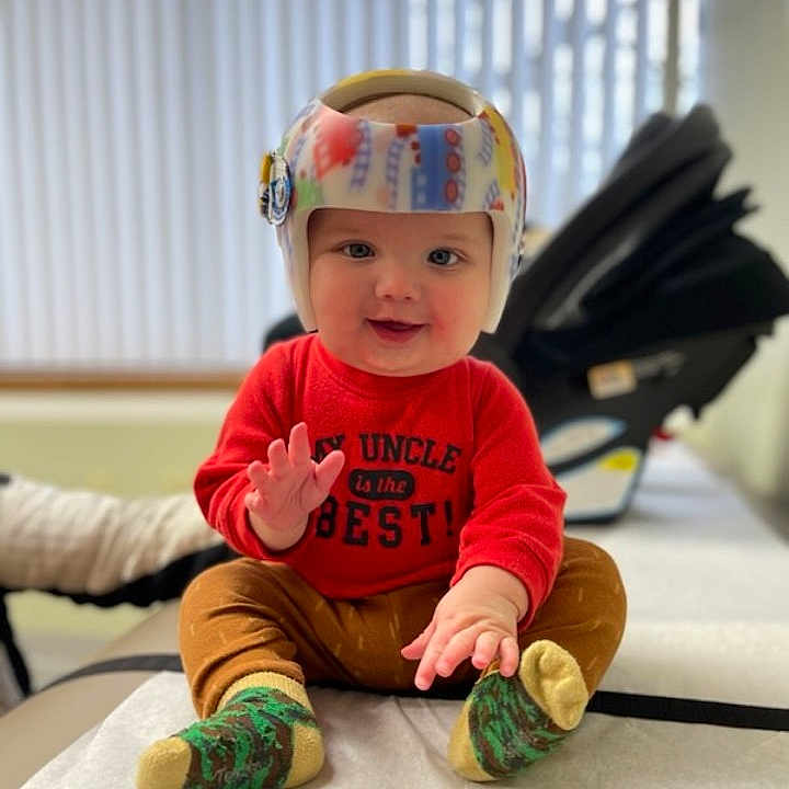 Lincoln joined the competition — help win amazing prizes! accessories, baby, bodypart, boy, child, clothing, costume, face, finger, glove, hand, head, hosiery, indoors, interiordesign, person, photography, portrait, sitting, sock