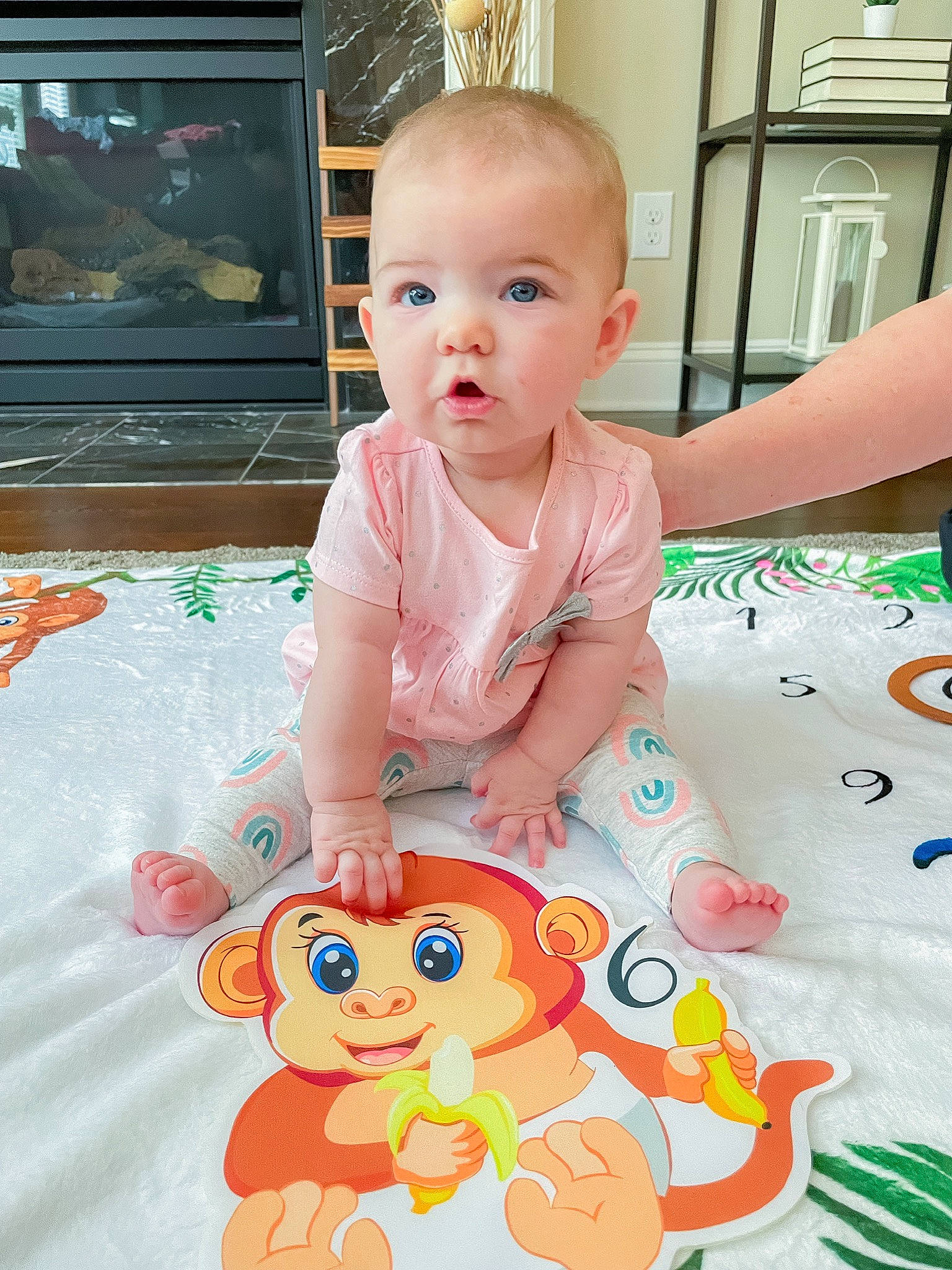 Kylie joined the competition — help win amazing prizes! baby, baby_products, baby_toddler_clothing, baby_toys, cheek, child, finger, fun, happy, leisure, linens, mouth, person, pink, play, product, room, skin, television, toddler