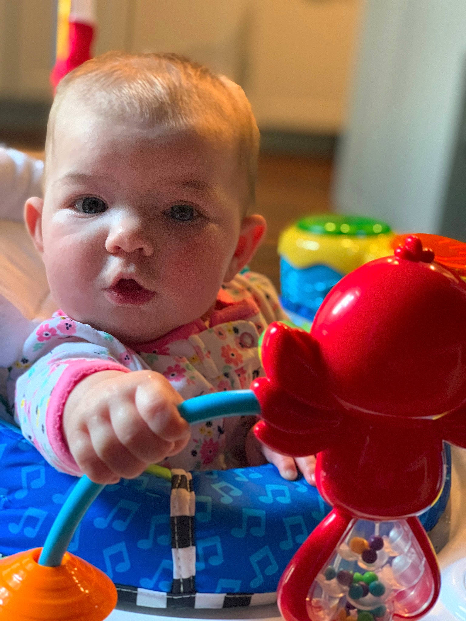Kylie is registered to the contest to win money with this photo: baby, baby_playing_with_toys, baby_products, baby_toddler_clothing, baby_toys, chair, child, event, fun, organ, party, party_supply, person, plastic, play, room, sharing, sitting, toddler, toy