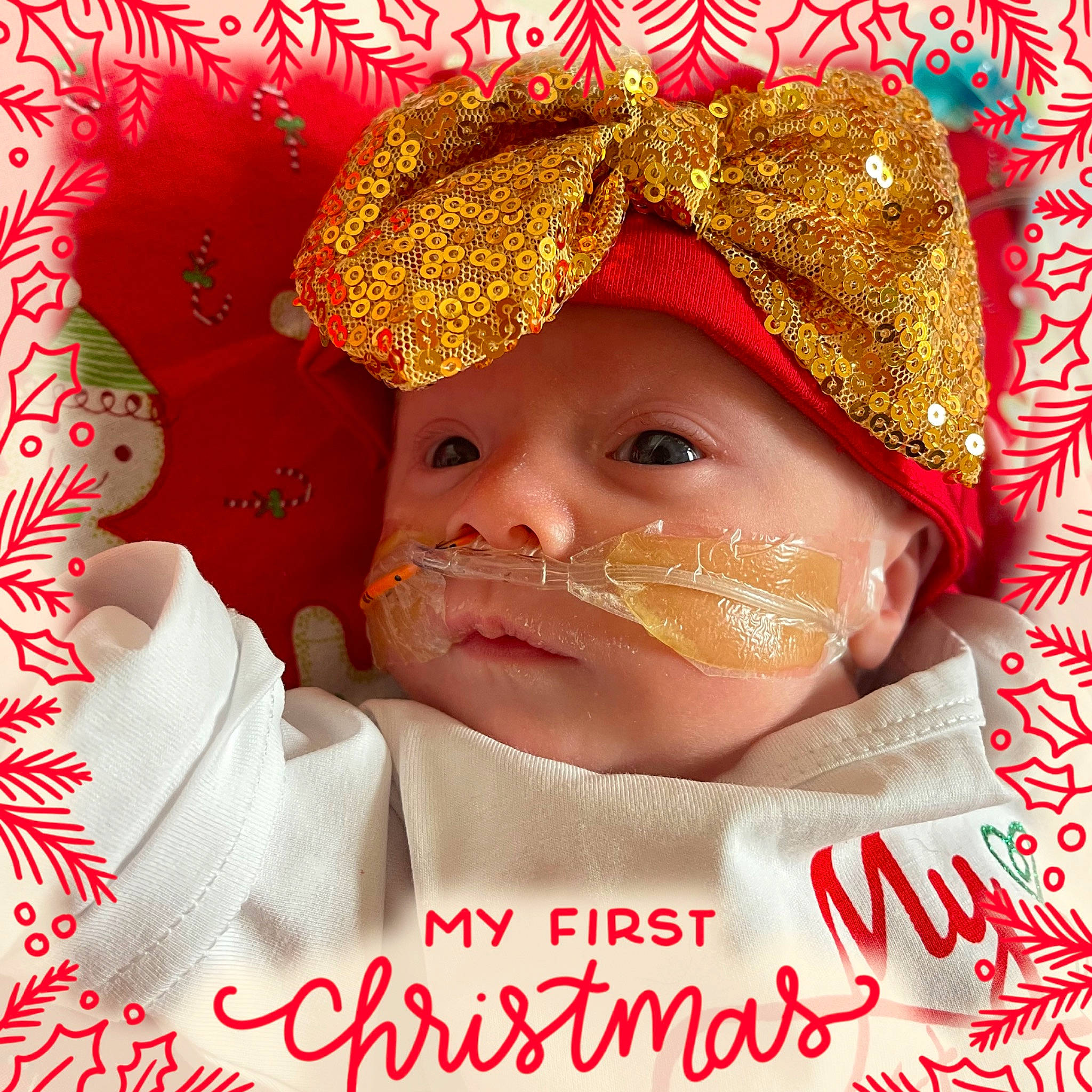 Ari joined the competition — help win amazing prizes! baby, baby_toddler_clothing, cheek, child, chin, costume_hat, event, eyelash, fashion_accessory, font, happy, headgear, headpiece, headwear, lip, pattern, peach, person, photo_caption, photomontage