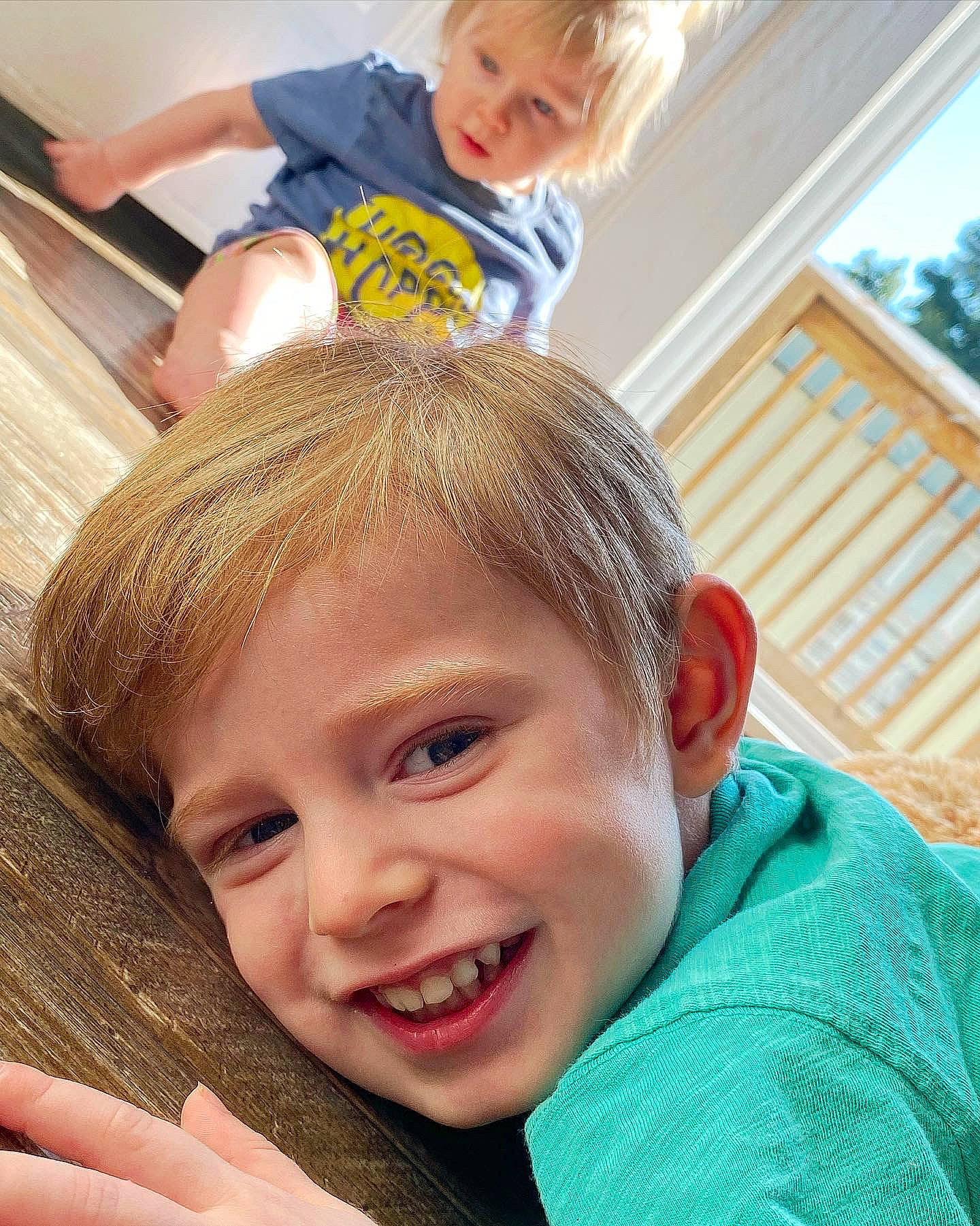 Theodore is registered to the contest to win money with this photo: cheek, chin, eye, finger, fun, gesture, green, hair, hairstyle, happy, head, human, joy, leisure, mouth, nose, organ, person, photograph, skin