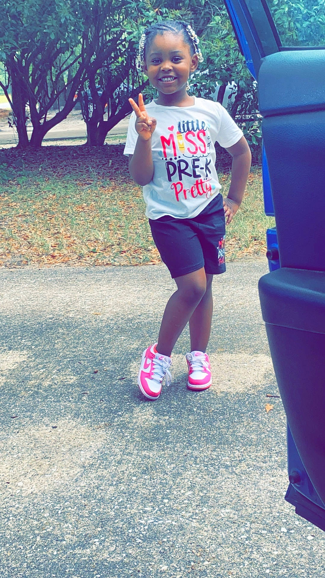 Alana joined the competition — help win amazing prizes! city, clothing, face, footwear, grass, head, nature, outdoors, park, person, photography, plant, portrait, road, shoe, shorts, street, t_shirt, urban, walking