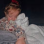 Hazel Adkins joined the competition — help win amazing prizes! toddler, sleeping, pacifier, blanket, pajamas, child, cozy, indoors, rest, comfort, cute, baby, peaceful, soft, nap, hand, face, red_bow, hair, portrait