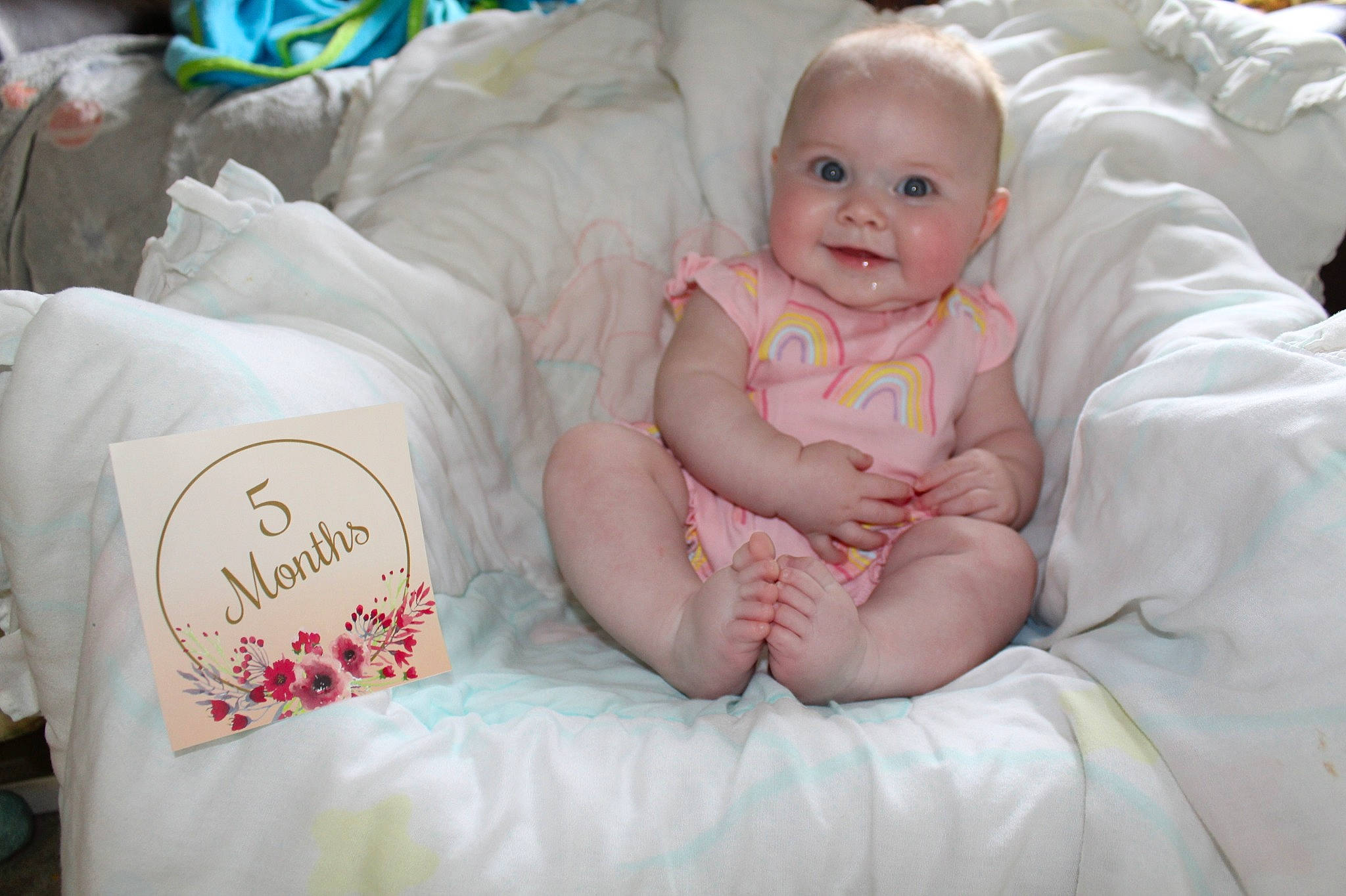 Leila Rose joined the competition — help win amazing prizes! baby, baby_products, bedding, bedtime, birth, child, infant_bed, joy, linens, person, product, textile, toddler