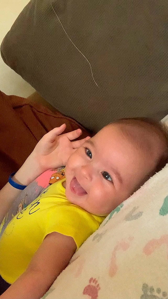 Lilianna joined the competition — help win amazing prizes! abdomen, arm, baby, baby_toddler_clothing, cheek, comfort, eye, finger, gesture, happy, mouth, nail, neck, nose, person, skin, smile, stomach, thigh, thumb