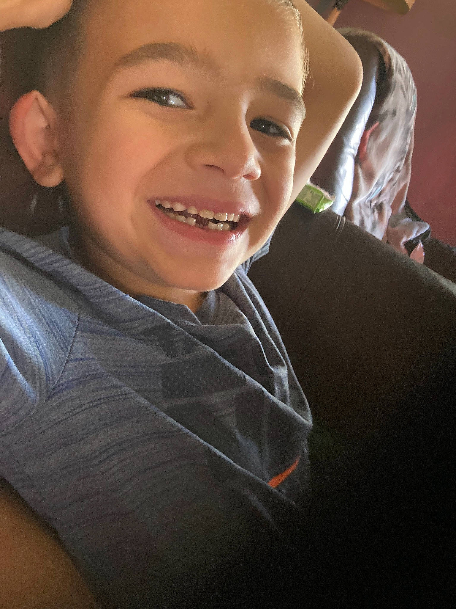 Hayden joined the competition — help win amazing prizes! arm, cheek, chin, eye, eyebrow, face, flash_photography, forehead, gesture, happy, head, human_body, joy, lip, mouth, neck, nose, person, plant, shoulder