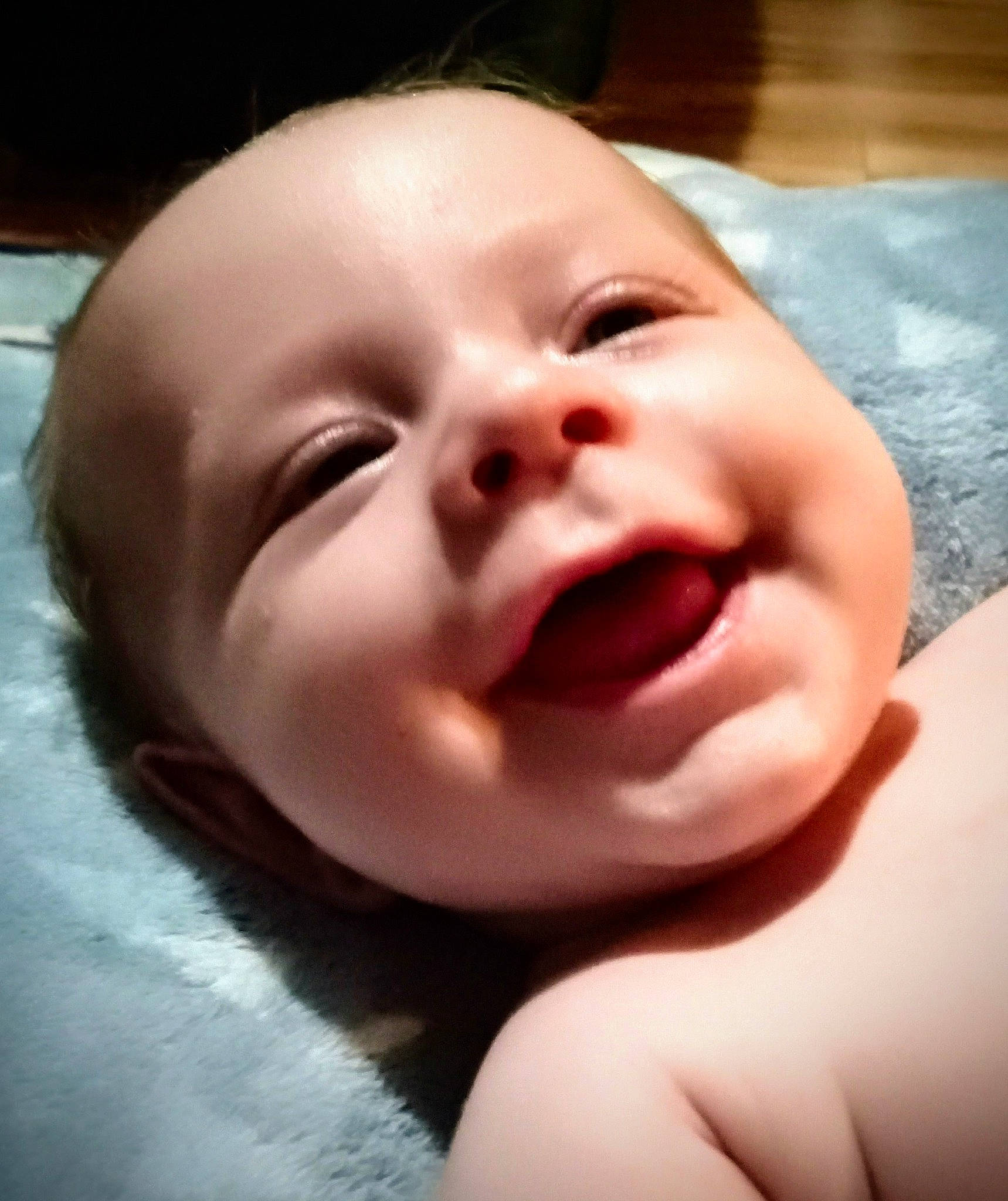 Jaxon is registered to the contest to win money with this photo: baby, beauty, cheek, close_up, ear, eyebrow, eyelash, gesture, happy, iris, jaw, joy, lip, mouth, neck, nose, person, skin, smile, toddler
