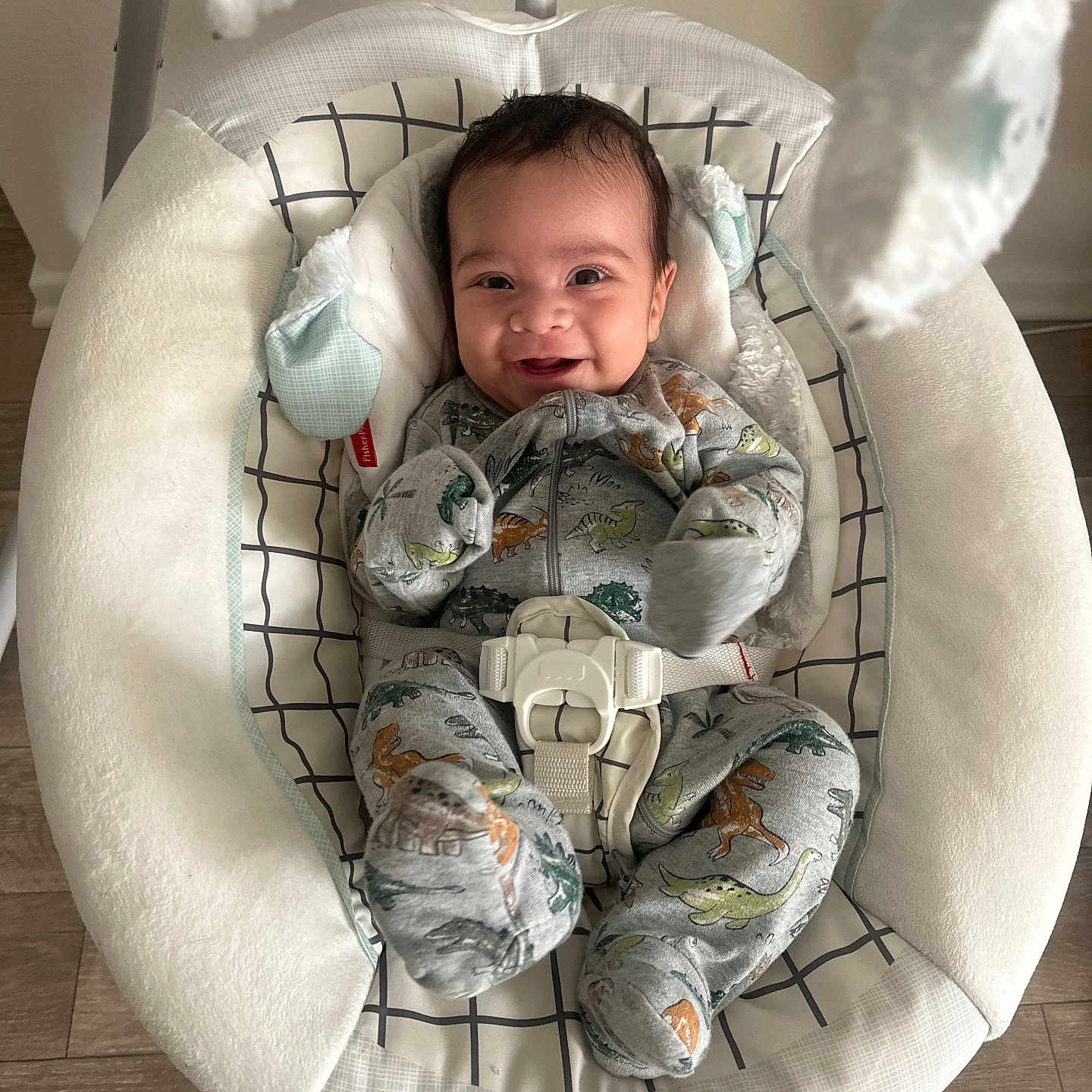 Romeo joined the competition — help win amazing prizes! baby, blanket, crib, cushion, face, furniture, head, homedecor, infantbed, person