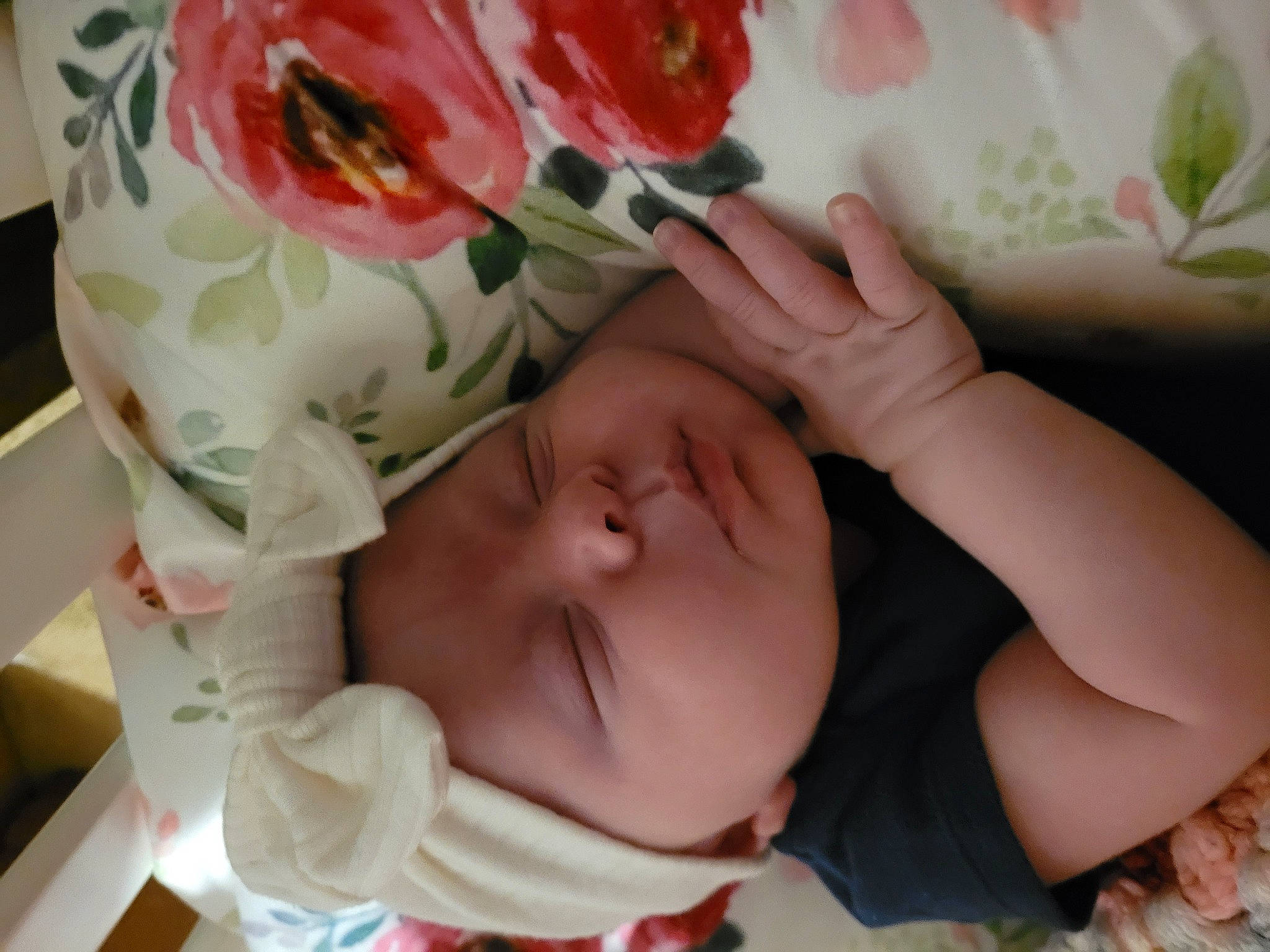 Jemma is registered to the contest to win money with this photo: baby, baby_toddler_clothing, cheek, child, comfort, eyelash, fashion_accessory, happy, headwear, lip, nail, pattern, peach, person, petal, pink, plant, rose, rose_order, skin