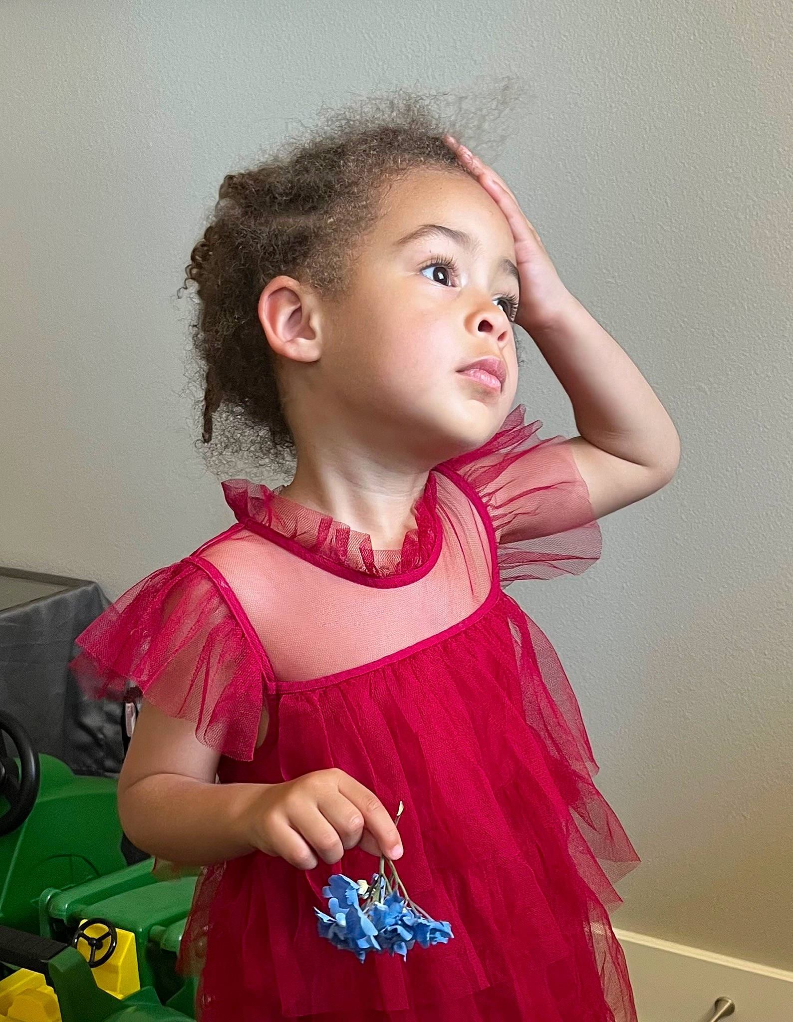 Rayne joined the competition — help win amazing prizes! baby_toddler_clothing, bag, brown_hair, child, day_dress, eyelash, facial_expression, fashion_accessory, fashion_design, fun, happy, lip, luggage_and_bags, magenta, neck, person, pink, shoulder, sleeve, toddler