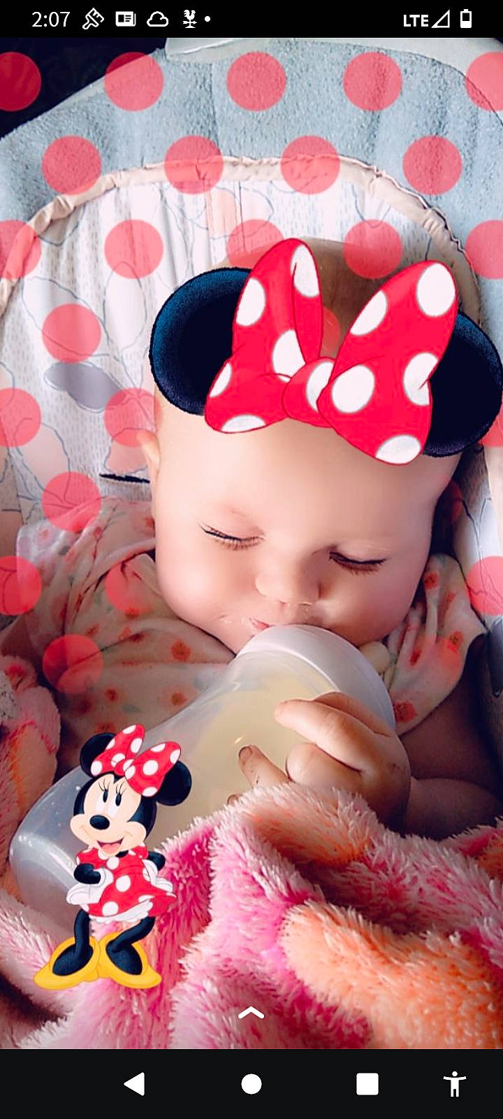 Nattalie joined the competition — help win amazing prizes! baby, baby_toddler_clothing, cap, clothing, eye, face, happy, headgear, human_body, lip, magenta, mouth, pattern, person, pink, red, skin, textile, toddler, vertebrate