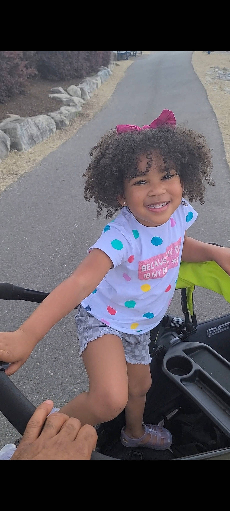 Arrow is registered to the contest to win money with this photo: child, fun, joy, leg, person, play, product, smile, thigh, toddler