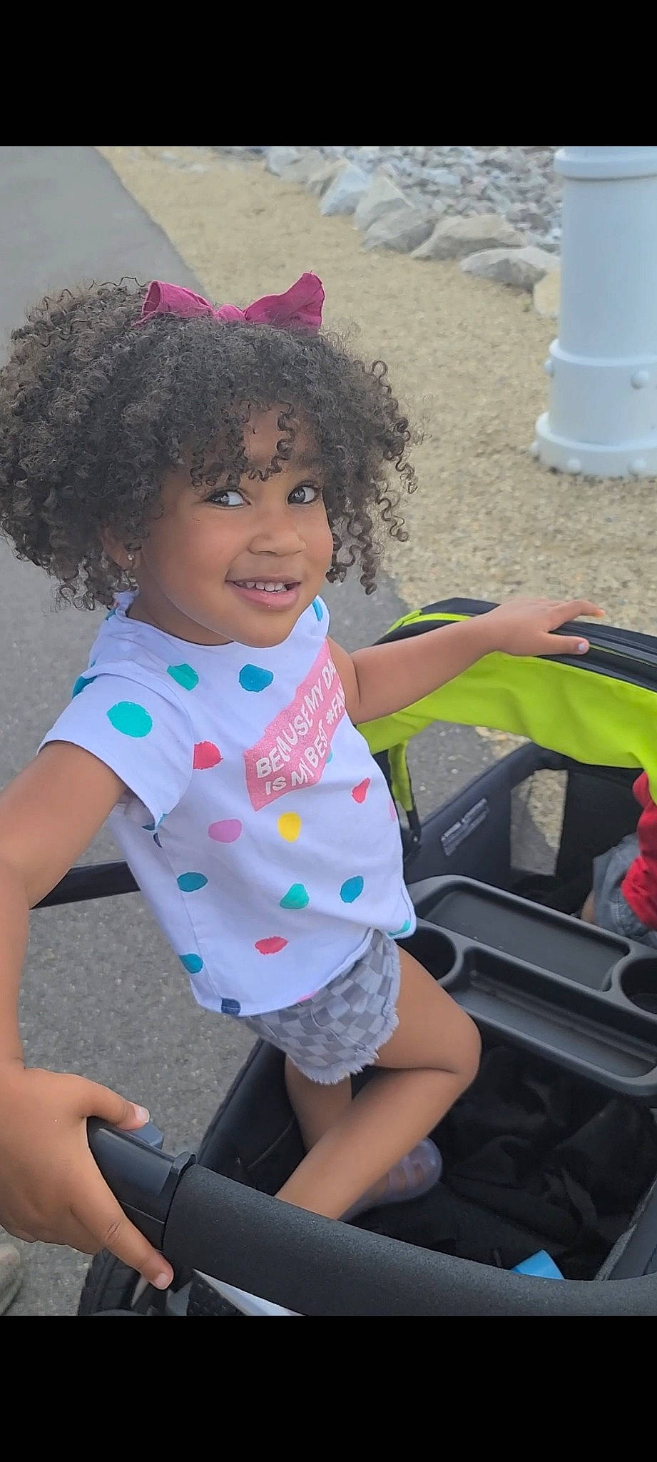 Arrow joined the competition — help win amazing prizes! afro, child, fun, hair, hairstyle, joy, person, play, product, toddler