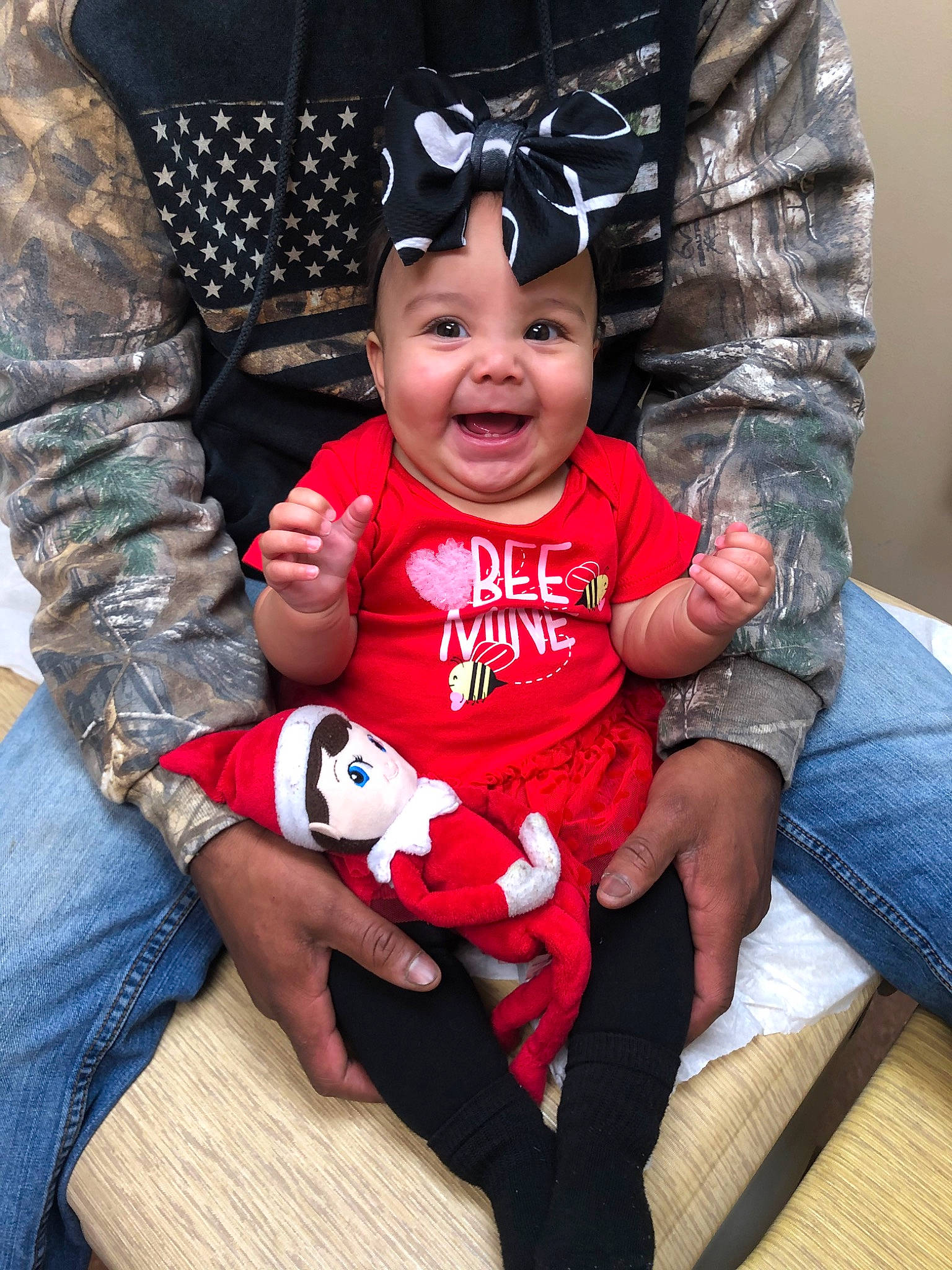 Annaliese is registered to the contest to win money with this photo: baby, child, family, happy, head, joy, people, person, sitting, skin, smile, t_shirt, toddler, vacation