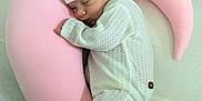 Willow joined the competition — help win amazing prizes! adorable, baby, child, comfortable, cozy, crescent_moon, cute, indoors, infant, knit_hat, newborn, nursery, peaceful, pink_pillow, portrait, resting, sleeping, soft_fabric, star_cushions, white_outfit