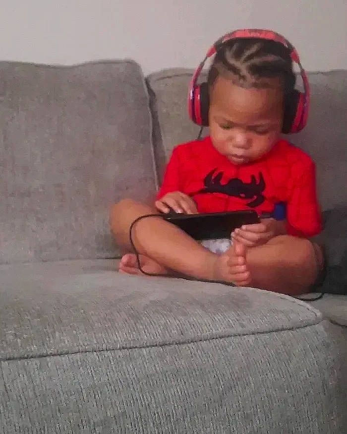 Atreus joined the competition — help win amazing prizes! audio_equipment, baby, baby_toddler_clothing, cheek, child, comfort, elbow, finger, flooring, gadget, human_body, human_leg, knee, leg, person, plant, shoulder, skin, sleeve, thigh