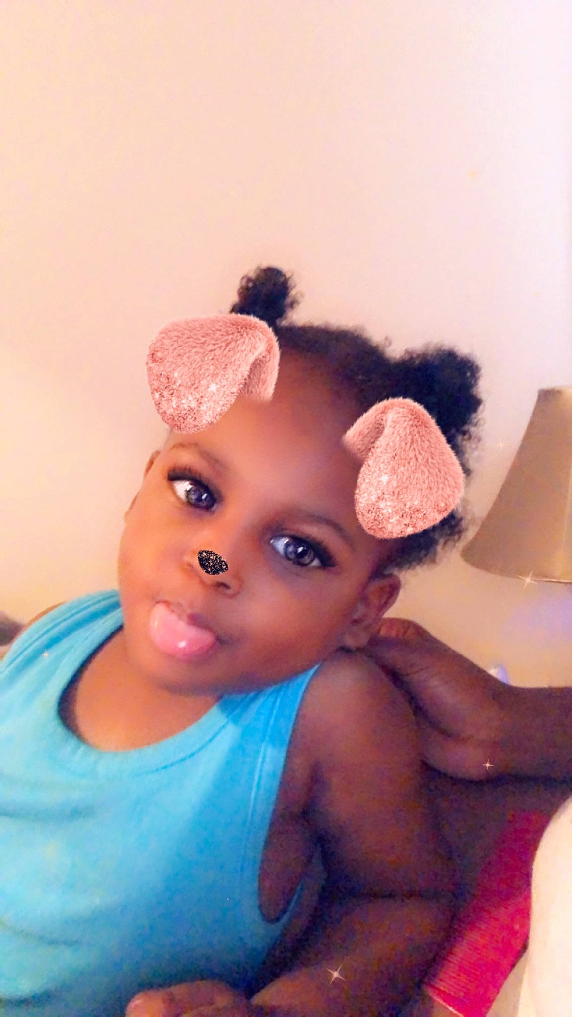 Desiree joined the competition — help win amazing prizes! baby, black_hair, cheek, child, ear, hair, neck, nose, person, pink, toddler