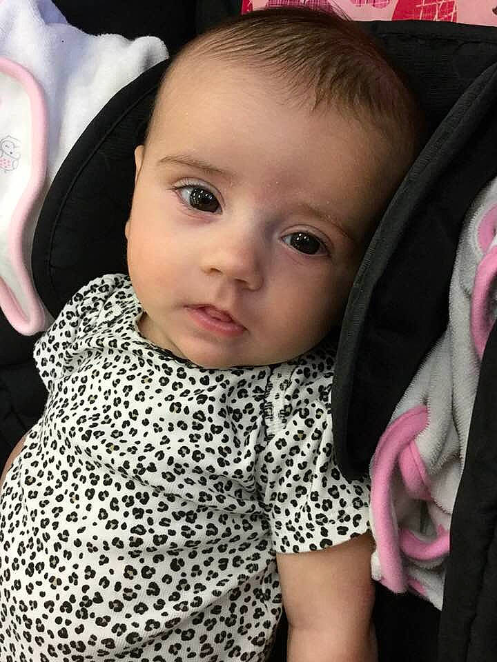 Larissa joined the competition — help win amazing prizes! baby, baby_products, beauty, car_seat, cheek, child, design, ear, eye, face, forehead, hair, head, lip, nose, outerwear, person, pink, product, skin