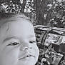 Xatthias joined the competition — help win amazing prizes! black_and_white, car, casual, child, clothing, cute, daylight, expression, face, happy, headshot, nature, outdoor, person, portrait, shirt, smile, toddler, tree, young_child
